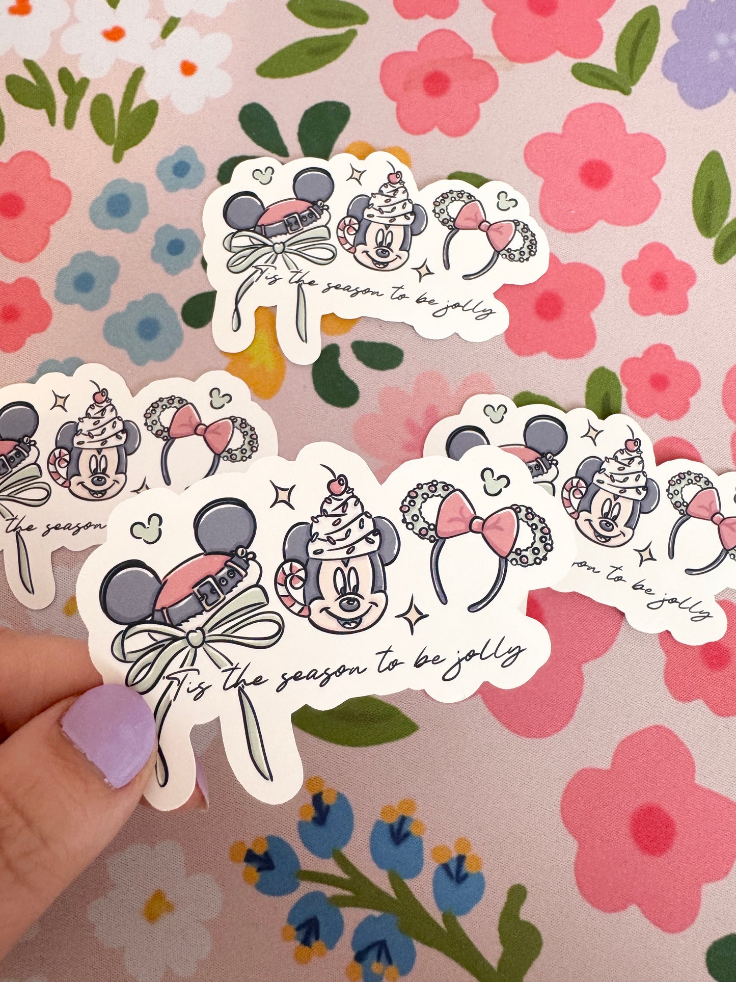 'tis the season to be jolly Magical Vinyl Sticker