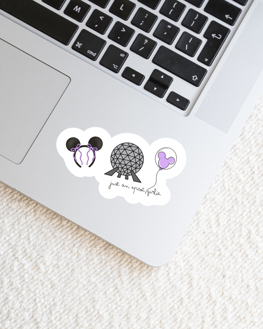 EPCOT Girlie Magical Vinyl Sticker