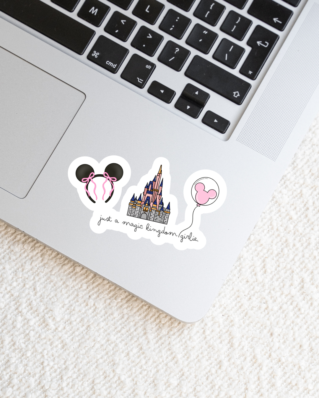 Magic Kingdom Girlie Magical Vinyl Sticker