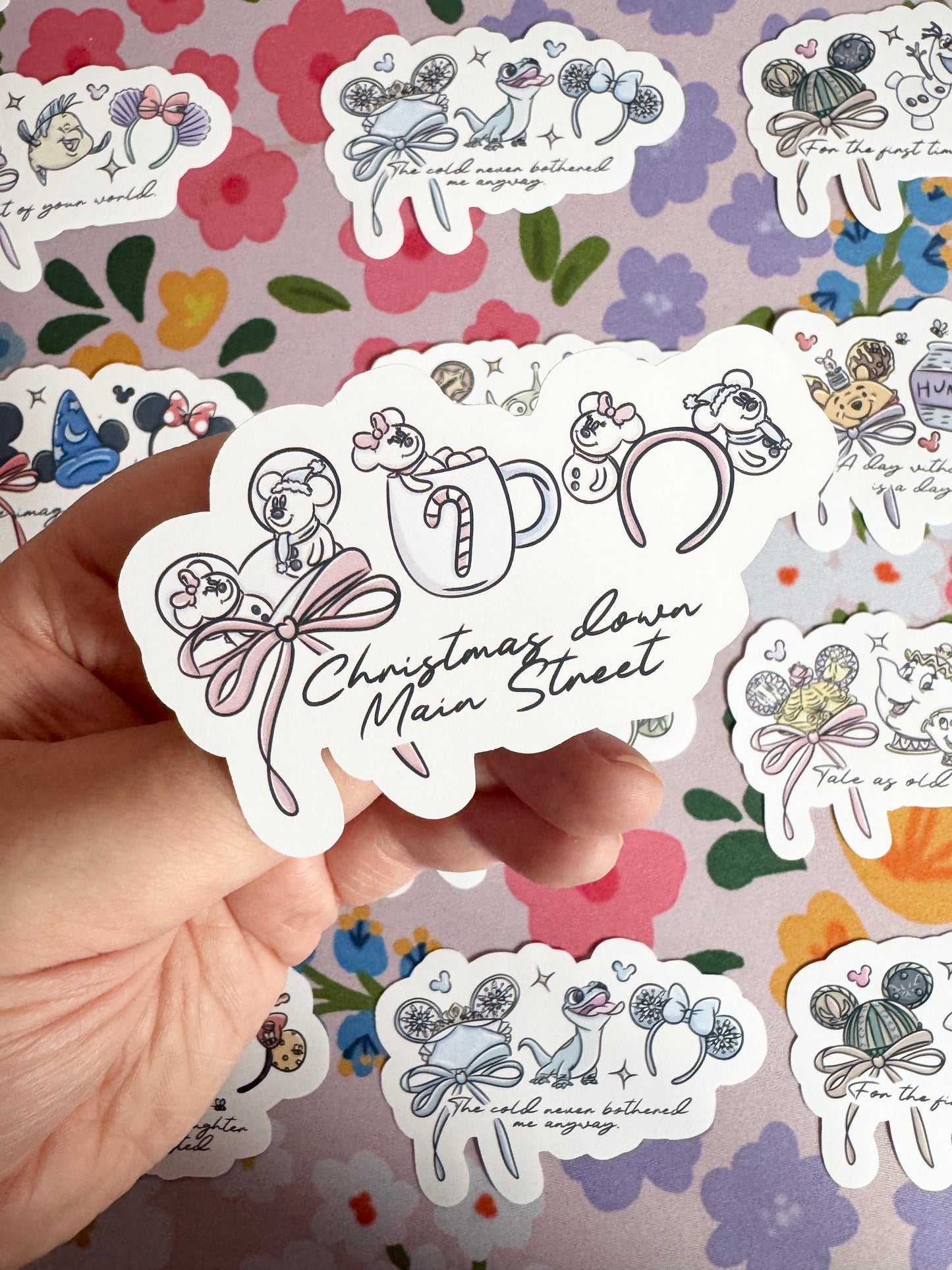 Christmas Down Main St Magical Vinyl Sticker