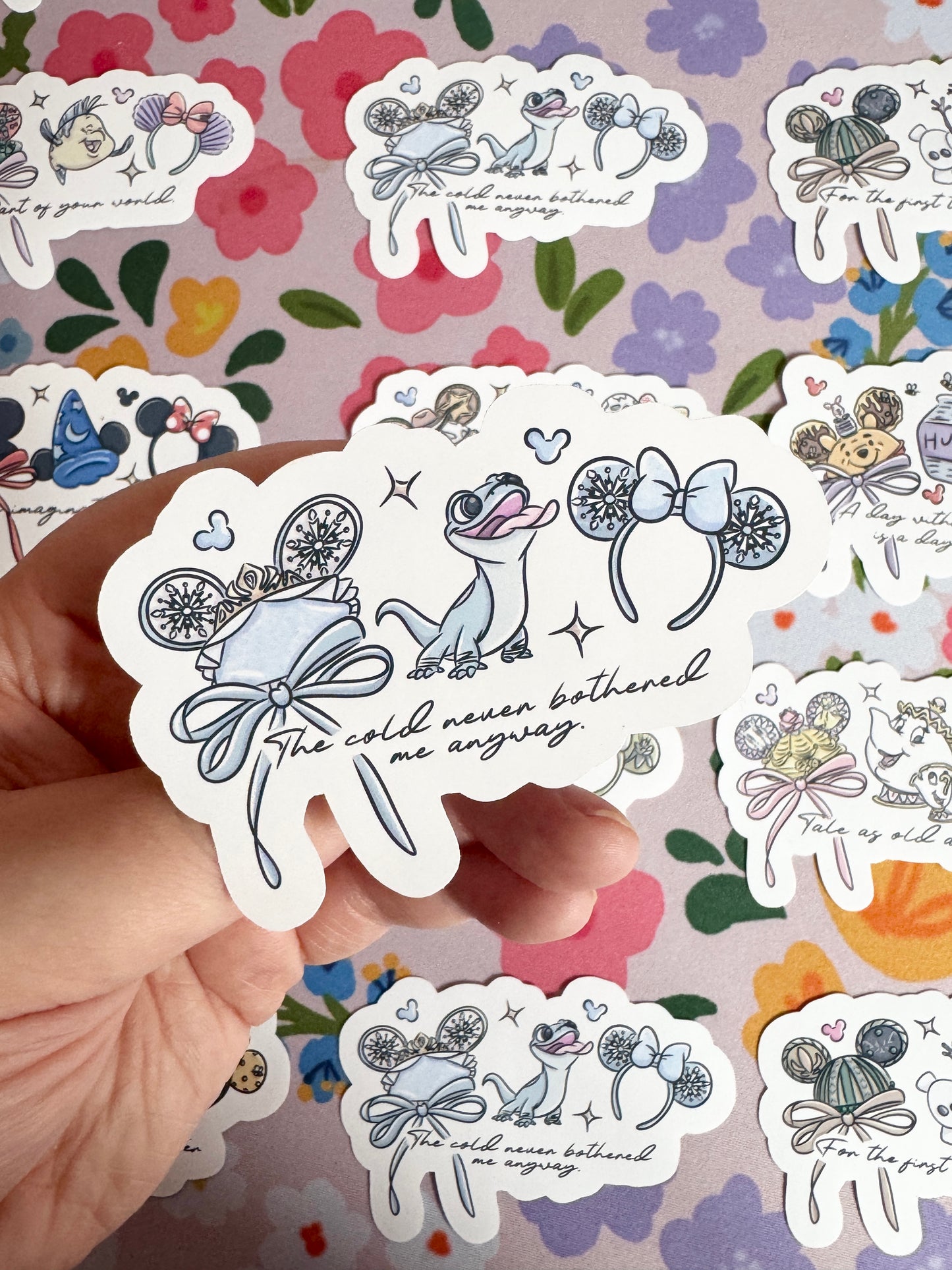 Let It Go Magical Vinyl Sticker