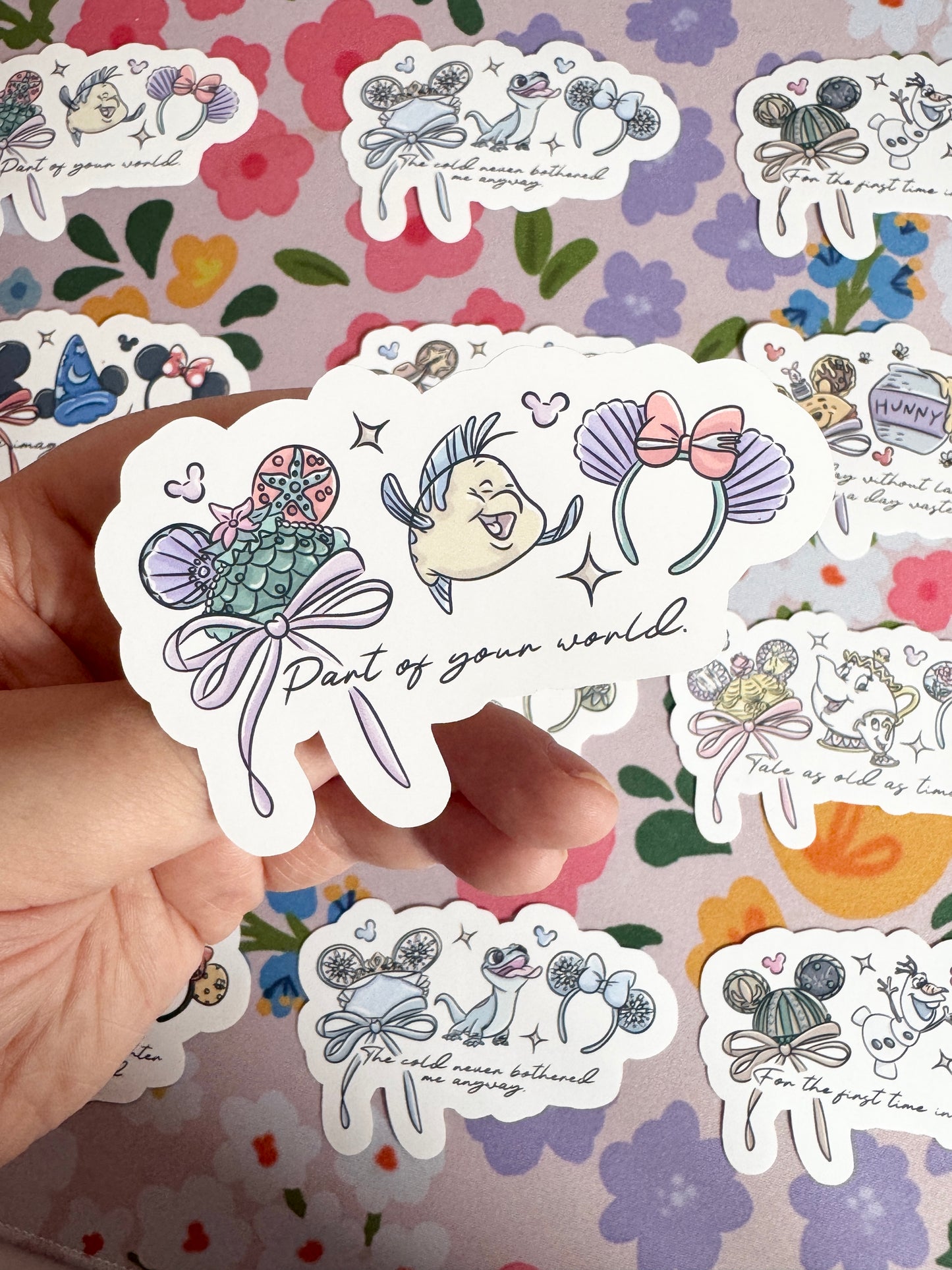 Part Of Your World Magical Vinyl Sticker