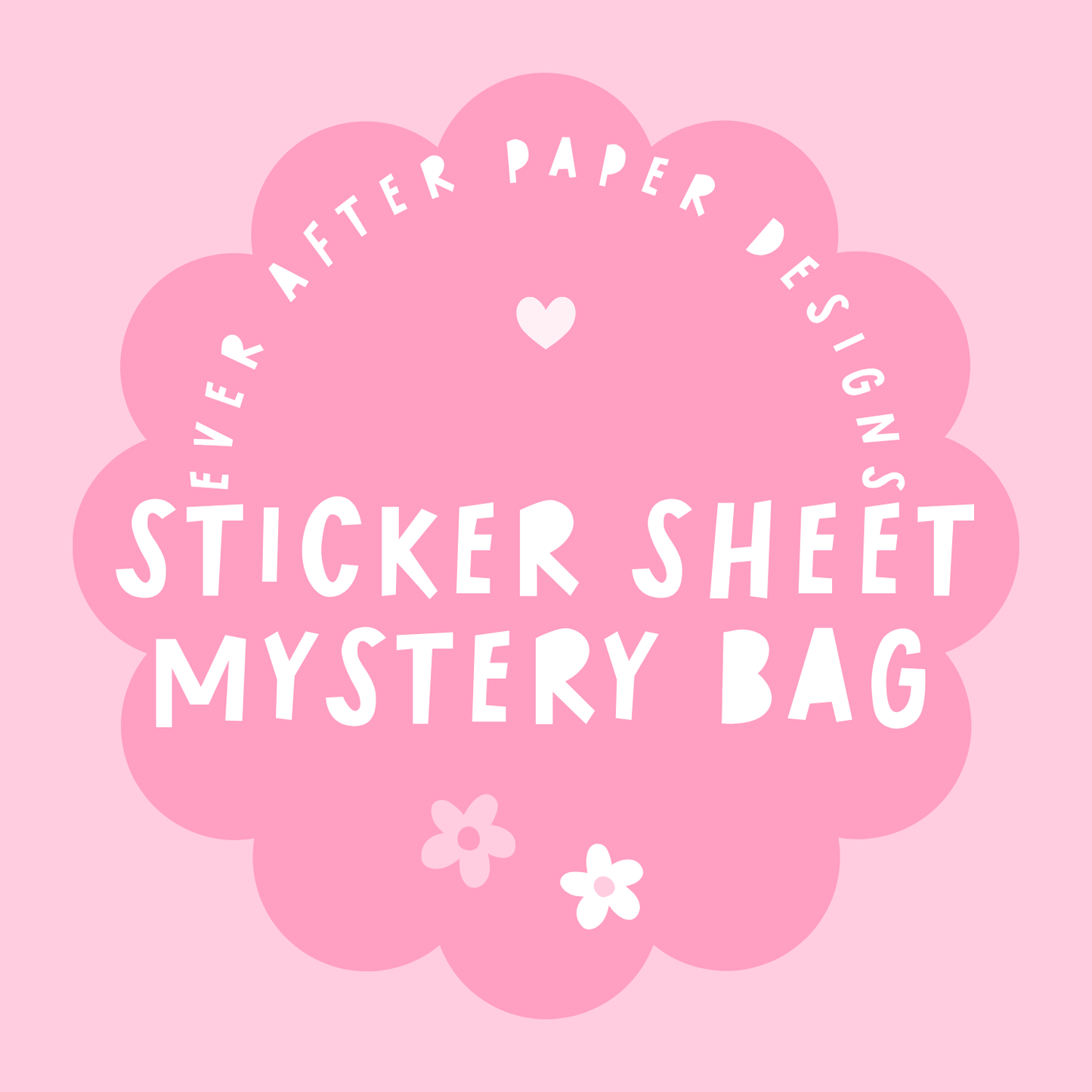 Wish Designs Small Sticker Sheet Mystery Grab Bag