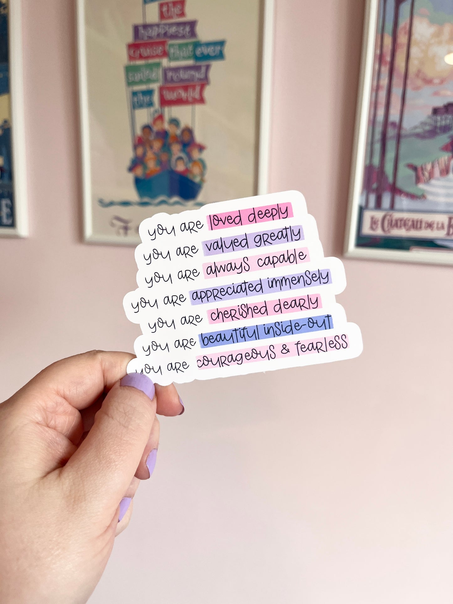 'You Are...' Motivational Vinyl Sticker