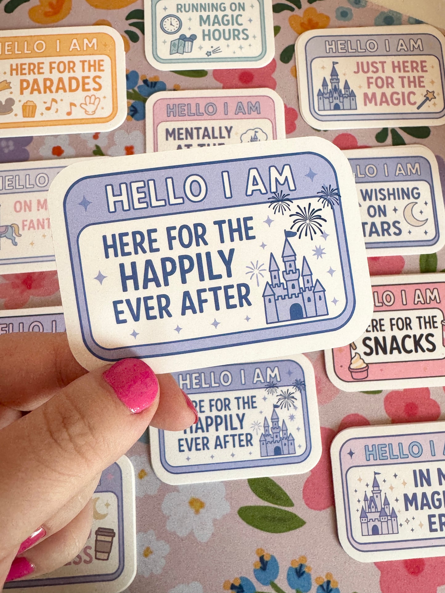 Hello I Am Here For The HEA Vinyl Sticker