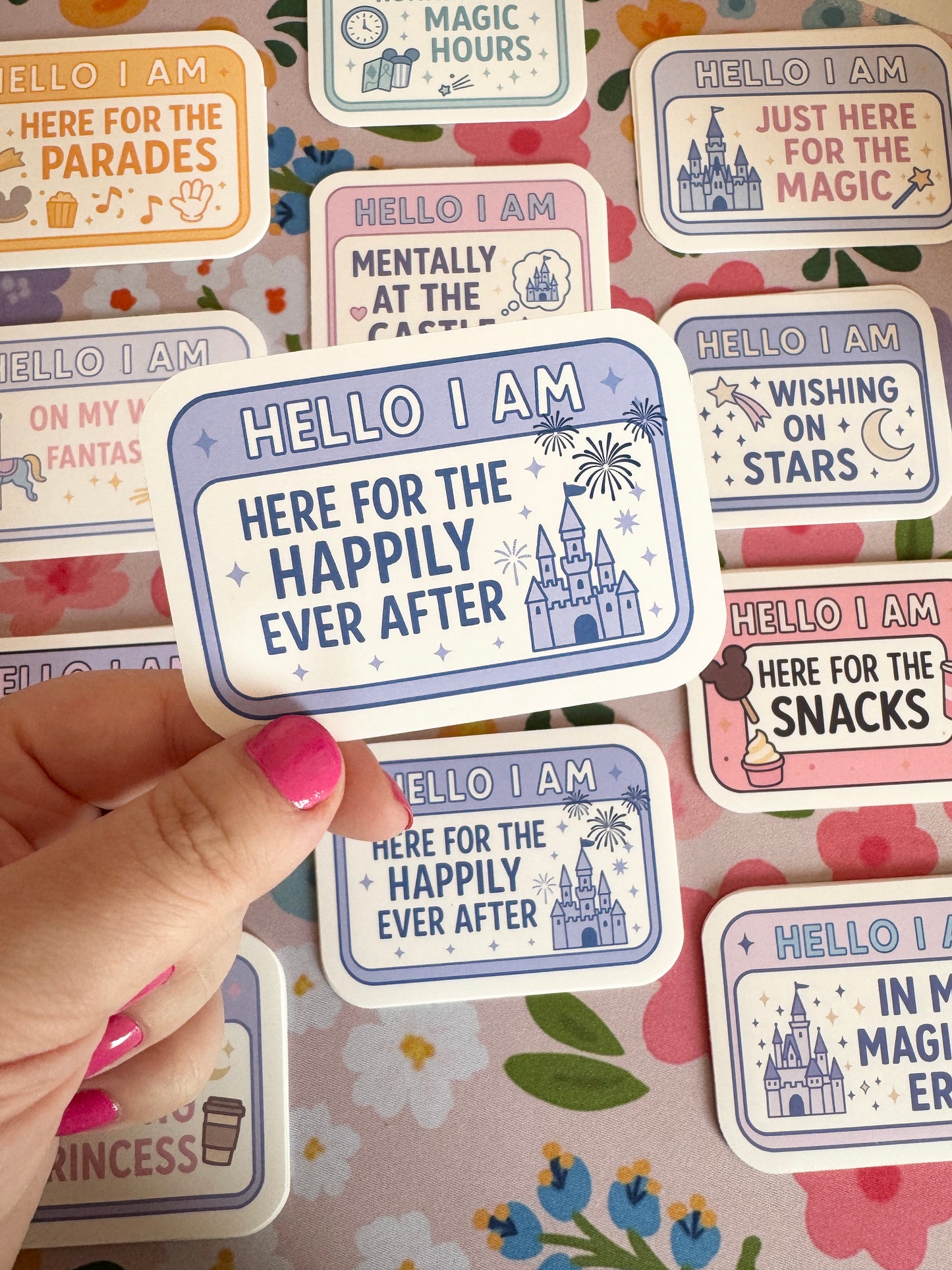 Hello I Am Here For The HEA Vinyl Sticker