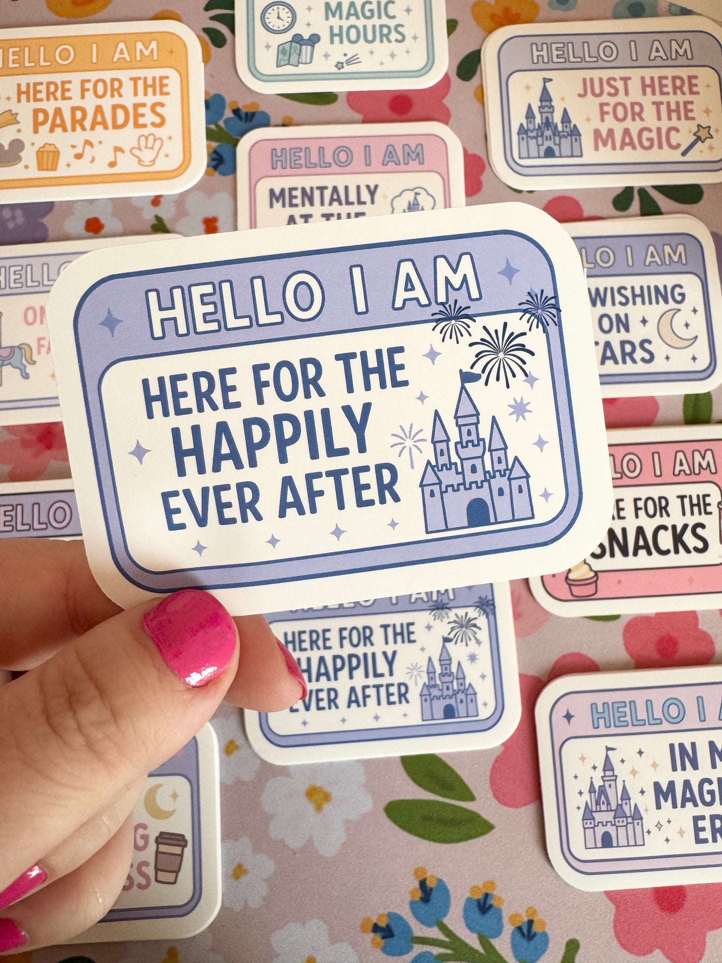Hello I Am Here For The HEA Vinyl Sticker
