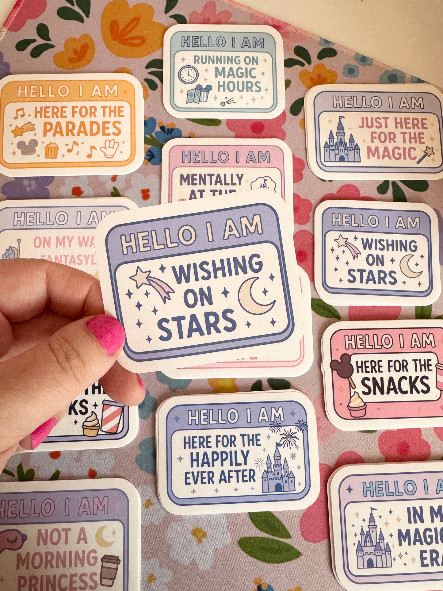 Hello I Am Wishing On Stars Vinyl Sticker