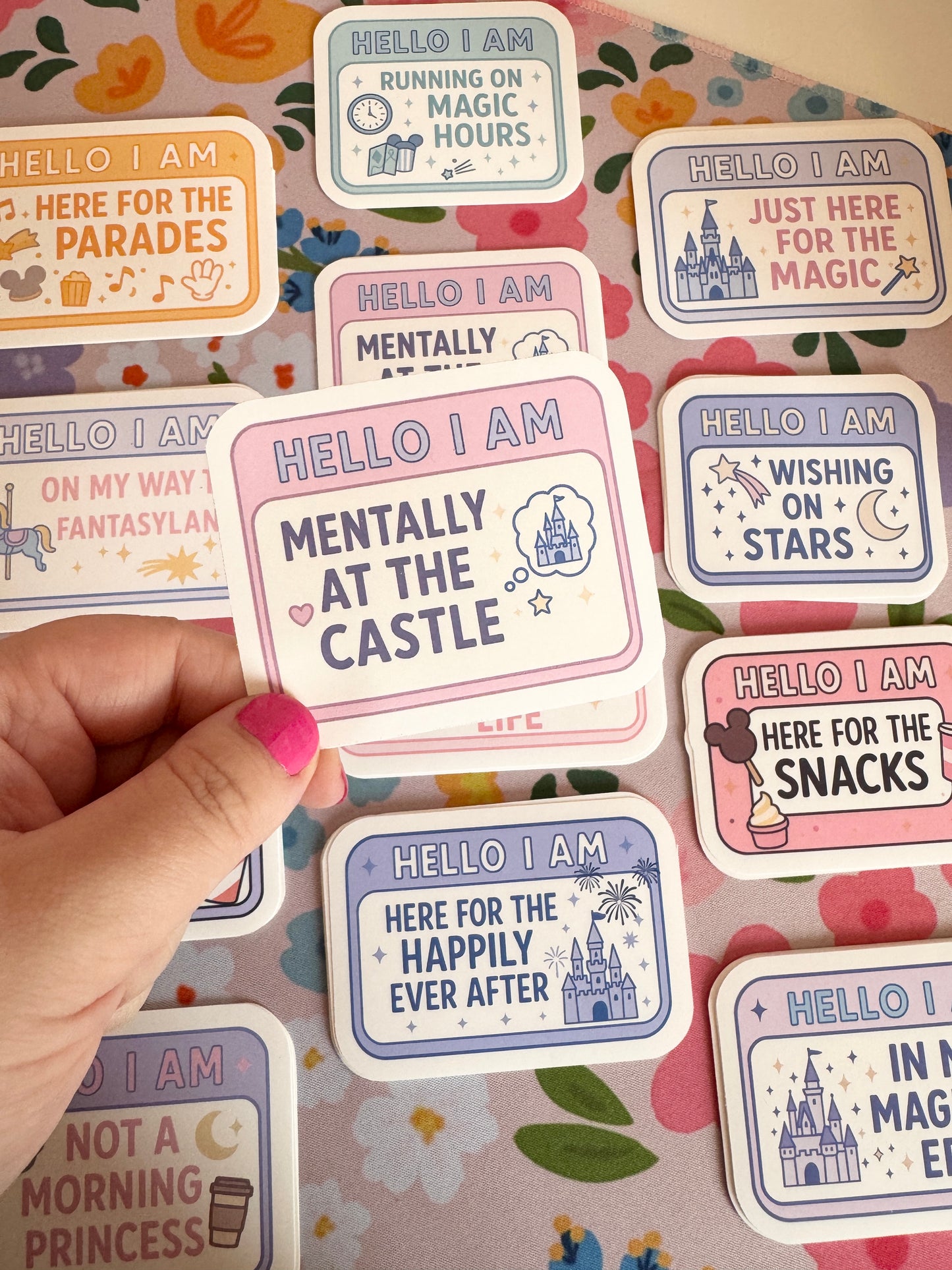 Hello I Am Mentally At The Castle Vinyl Sticker