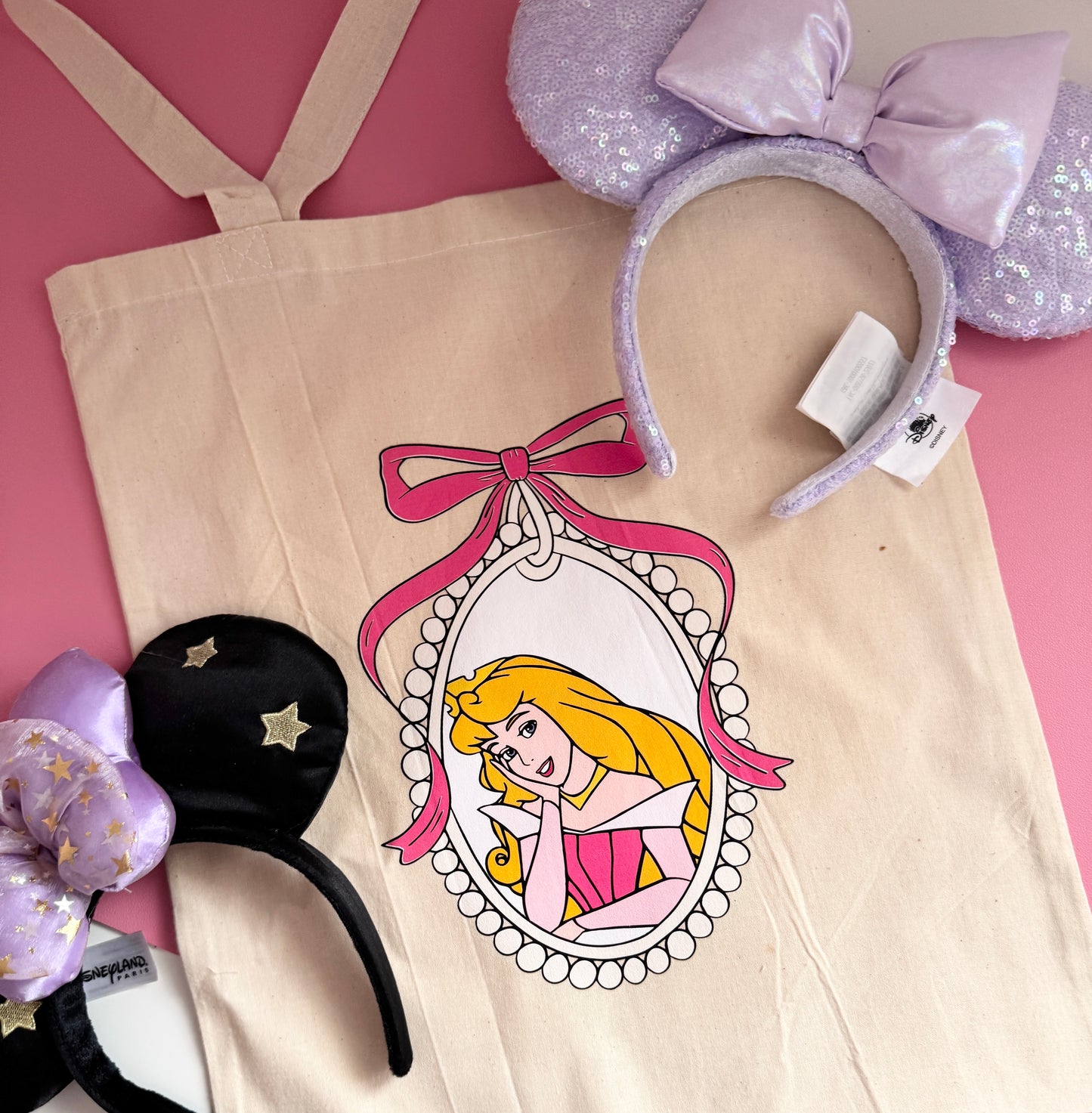 Sleeping Princess Tote Bag