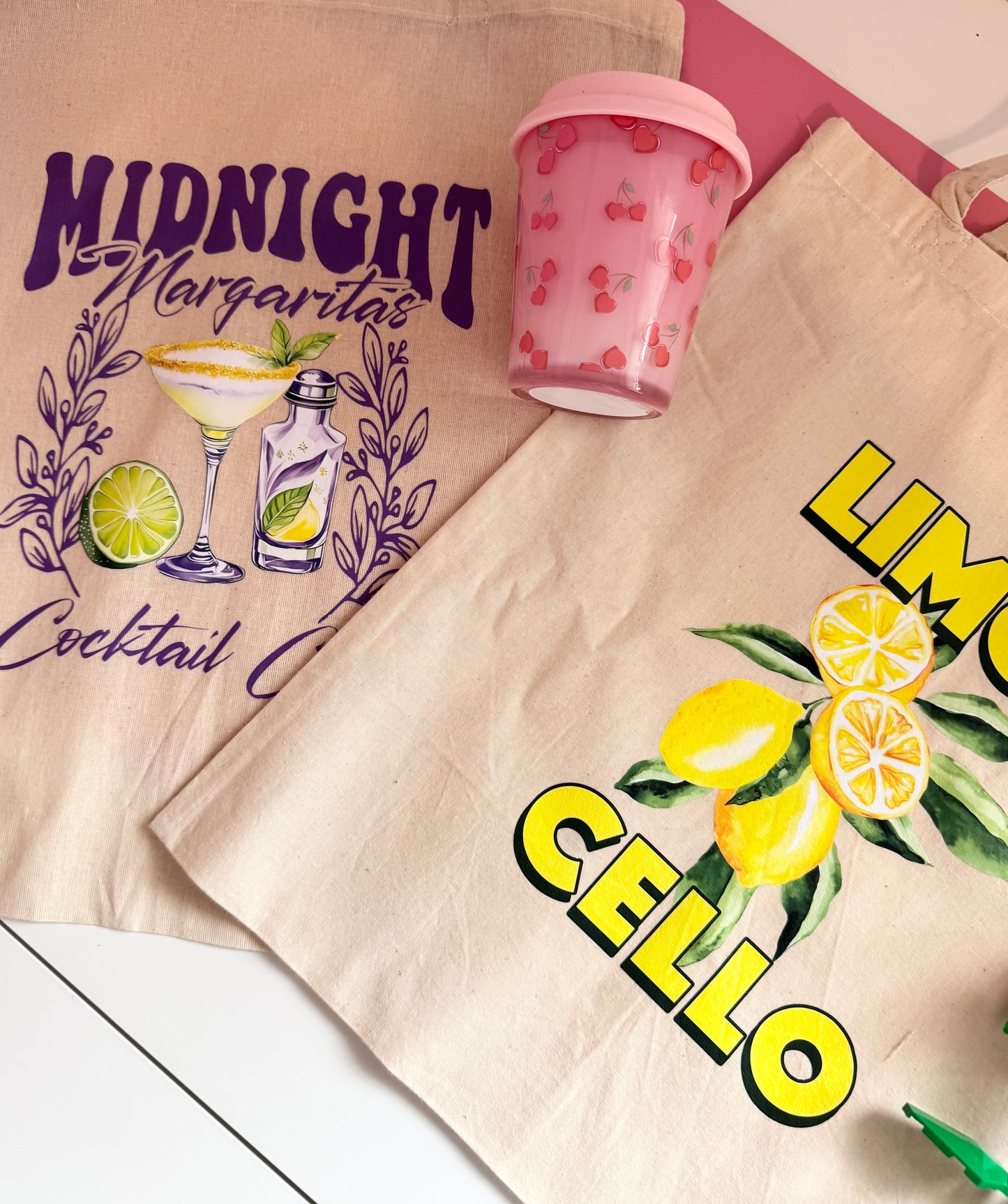 Margaritas Cocktail Club Tote Bag