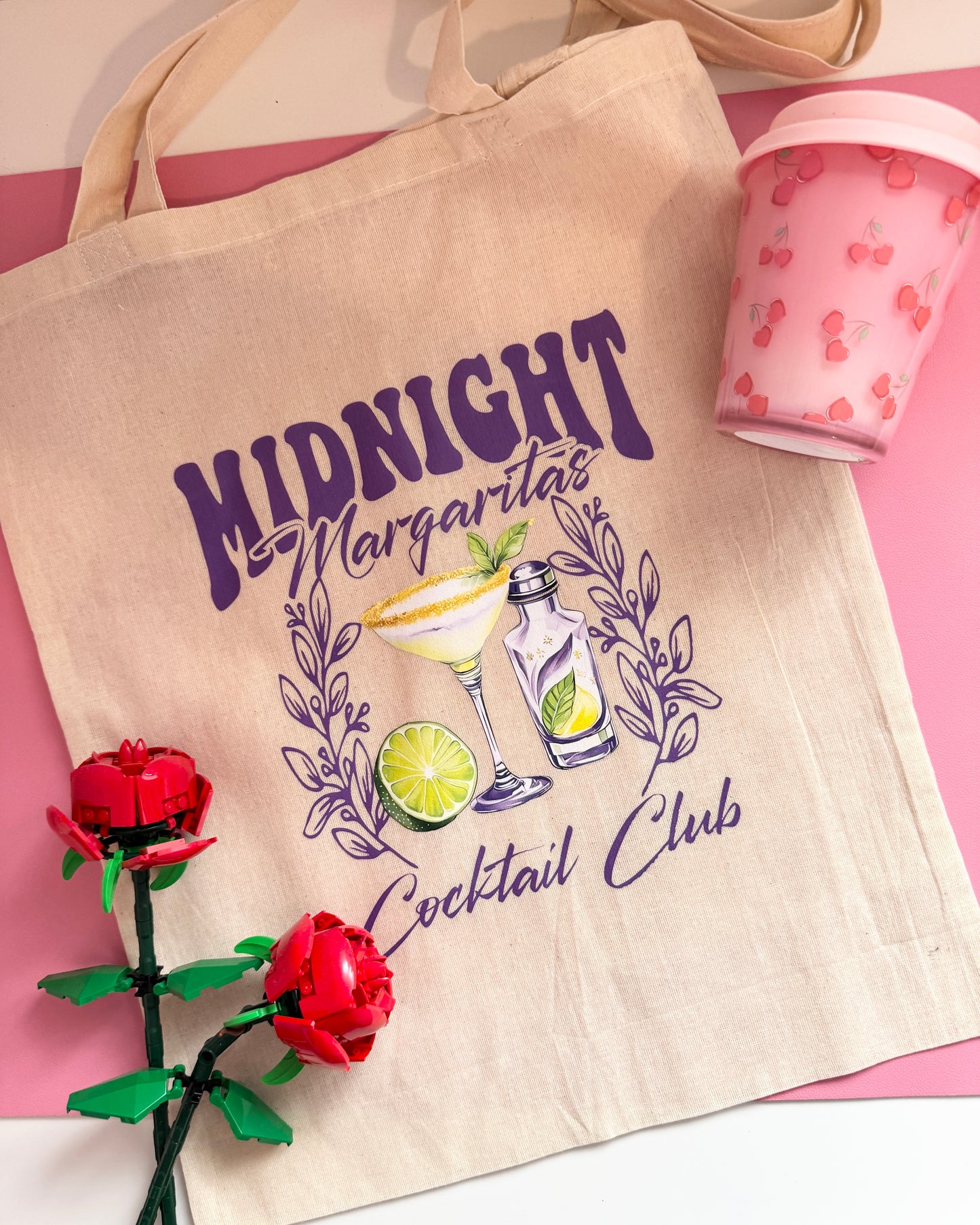 Margaritas Cocktail Club Tote Bag