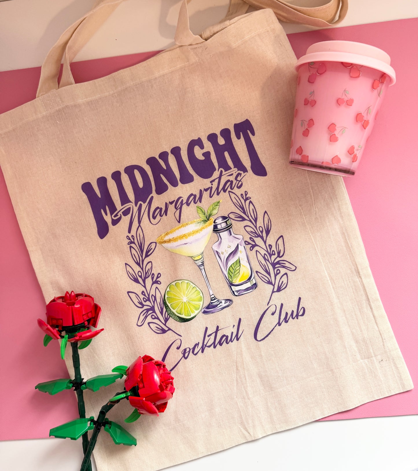 Margaritas Cocktail Club Tote Bag