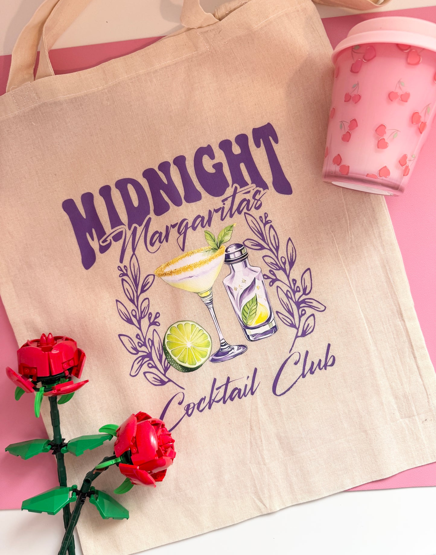 Margaritas Cocktail Club Tote Bag