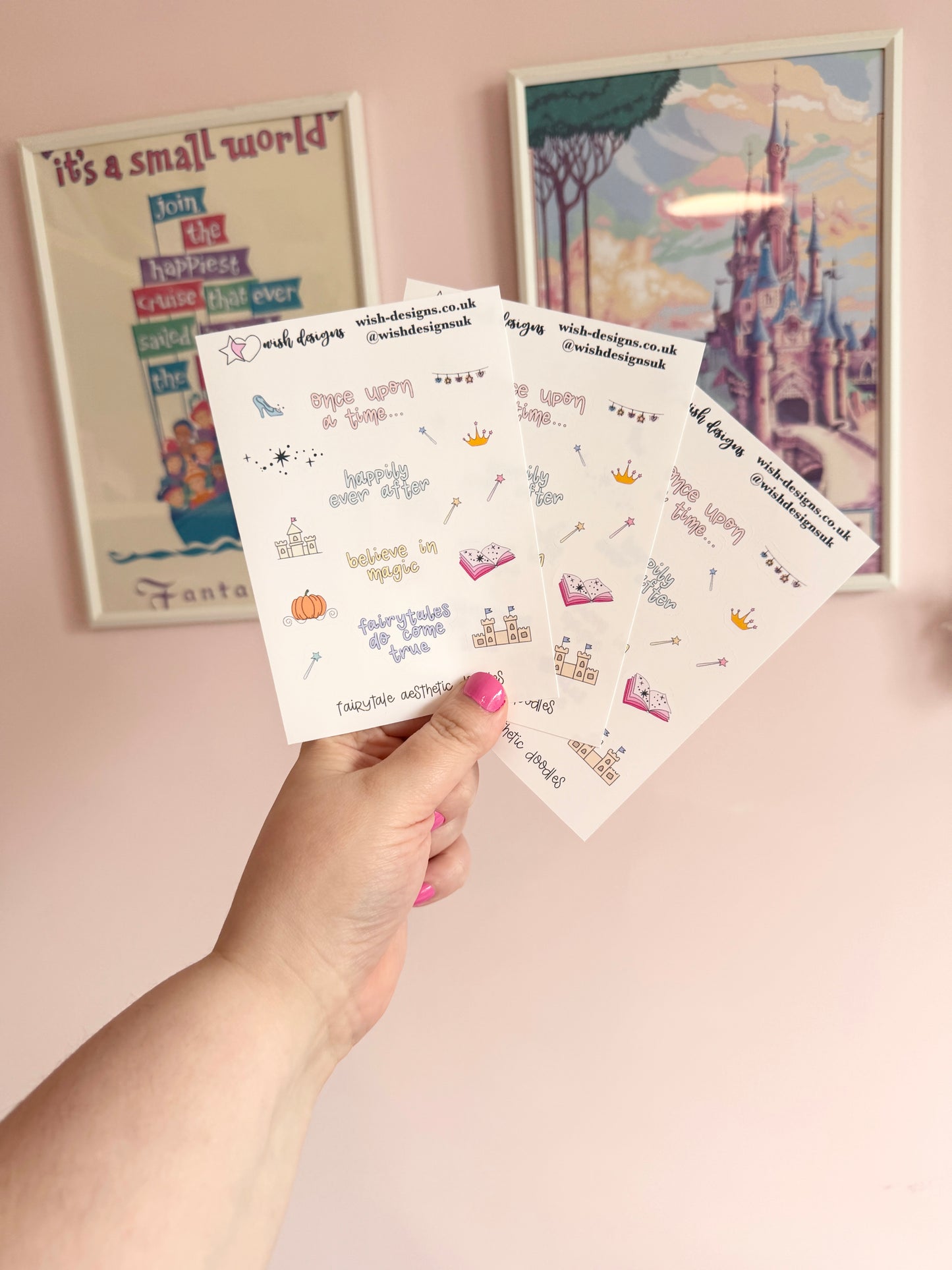 Fairytale Aesthetic Doodles Vinyl Sticker Sheet