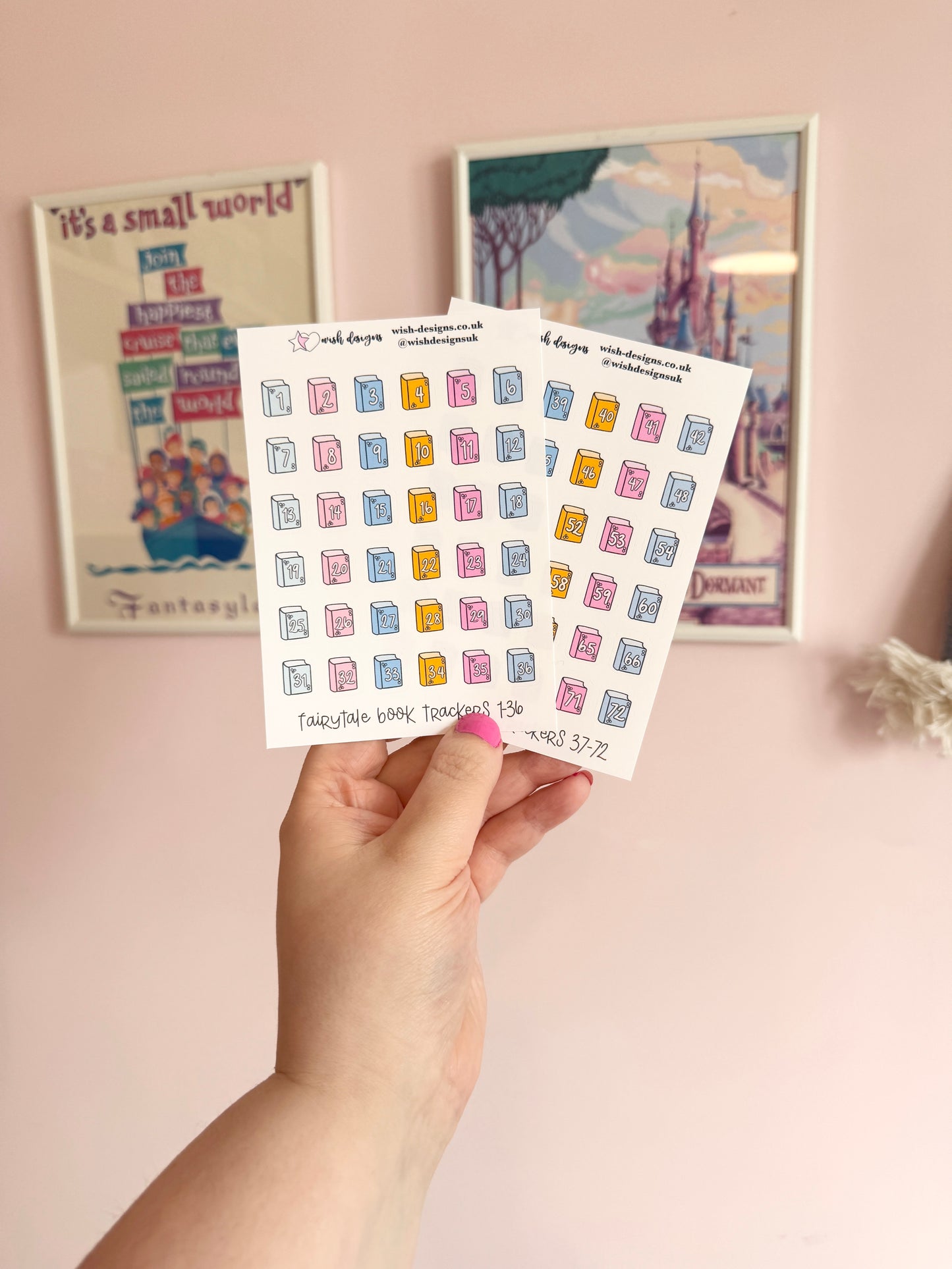 Fairytale Book Trackers 1-72 Vinyl Sticker Sheet