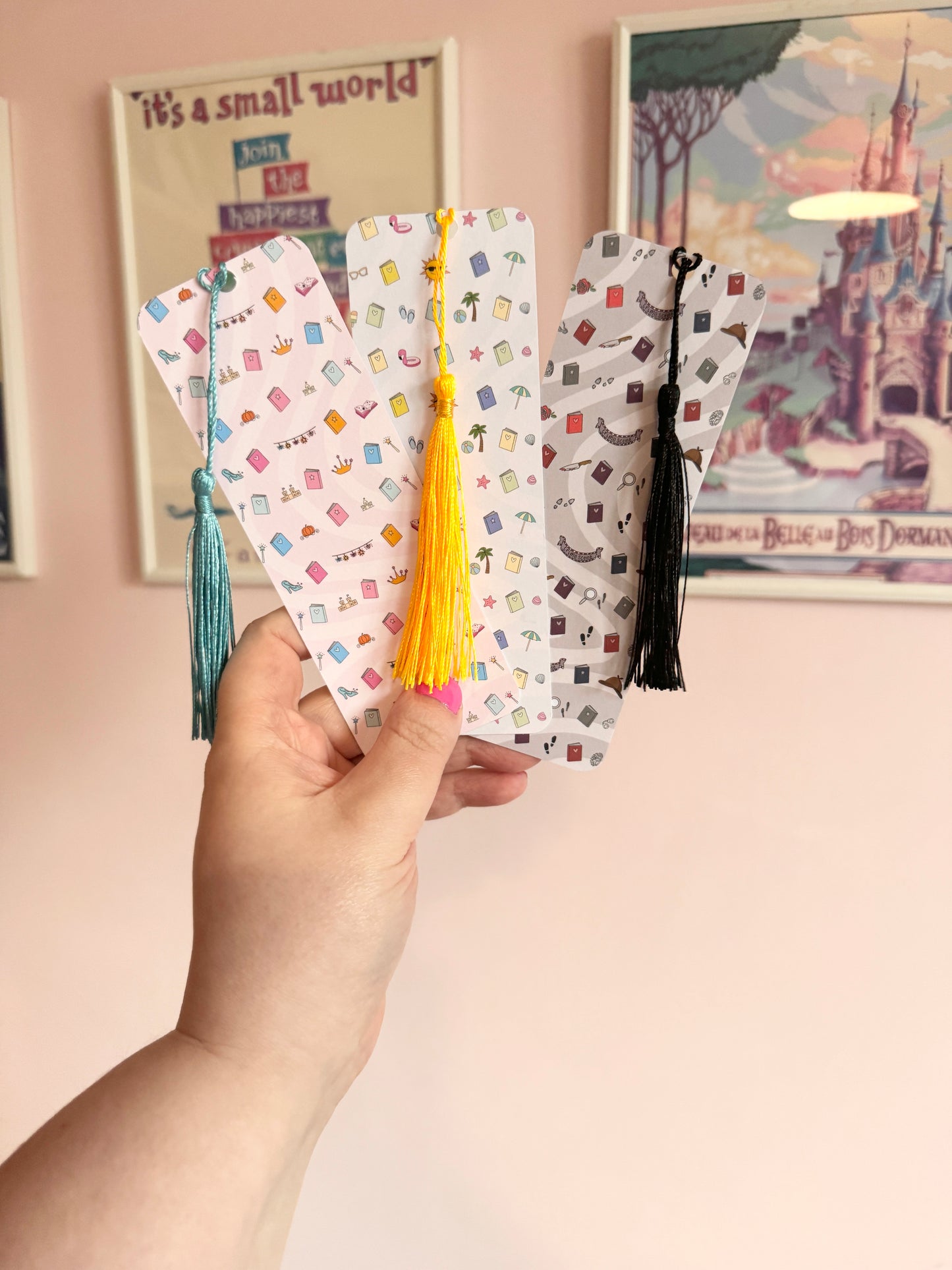 Summer Beach Book Club Reading Tracker Bookmark