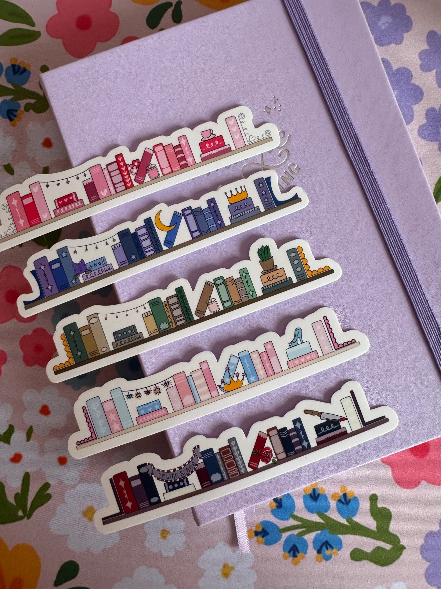 OG Bookshelves Clear Sticker Pack