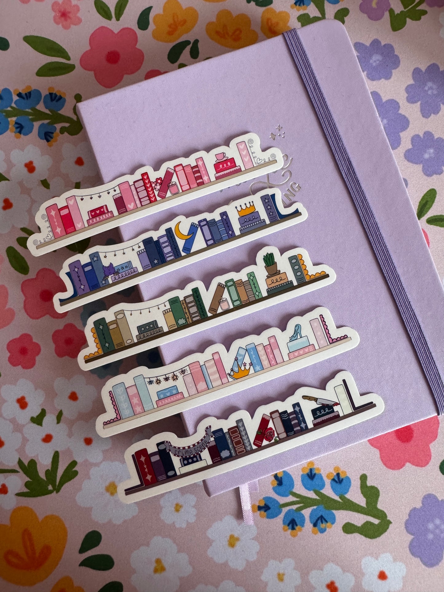 OG Bookshelves Clear Sticker Pack