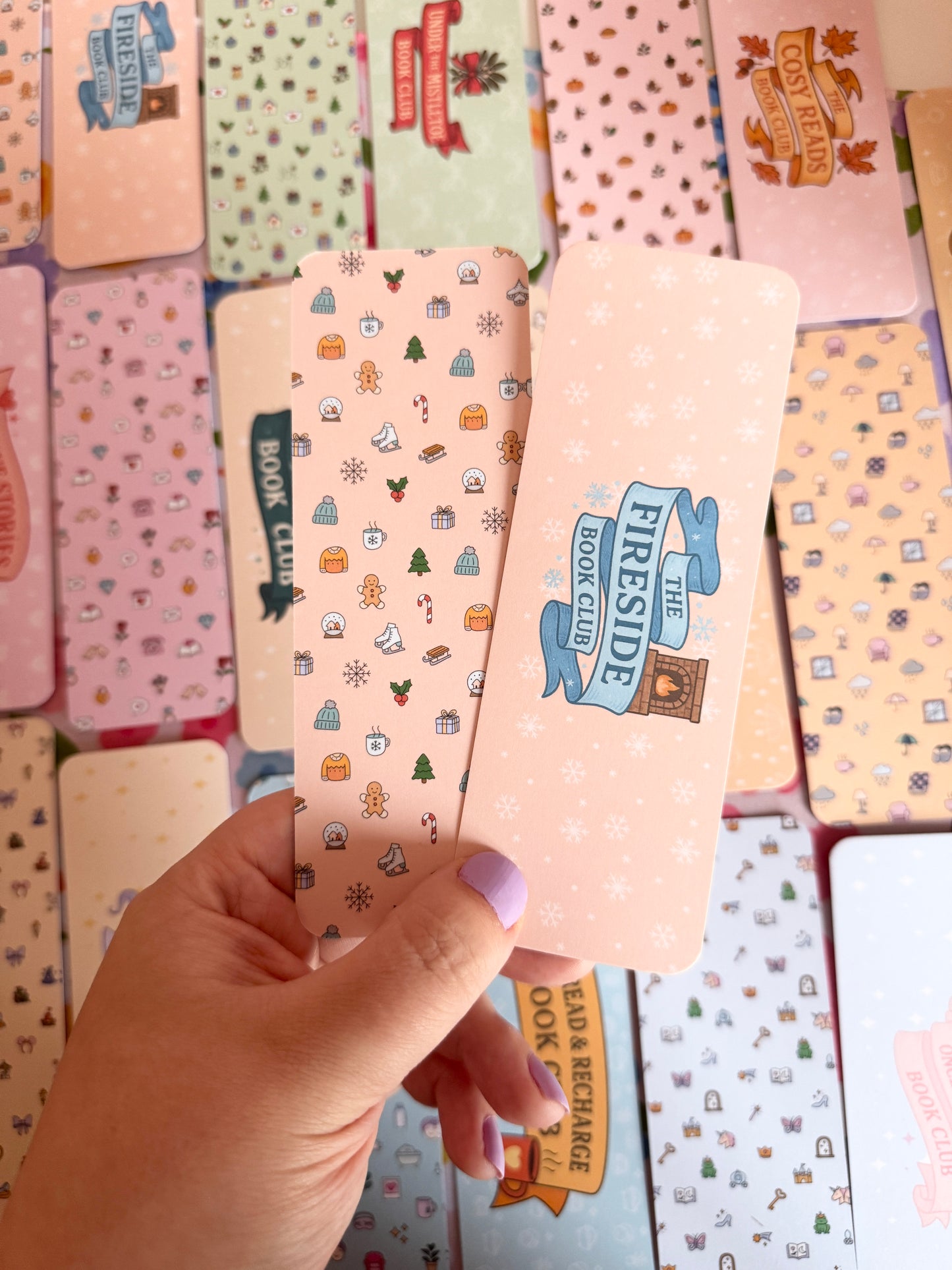 The Fireside Book Club Bookmark