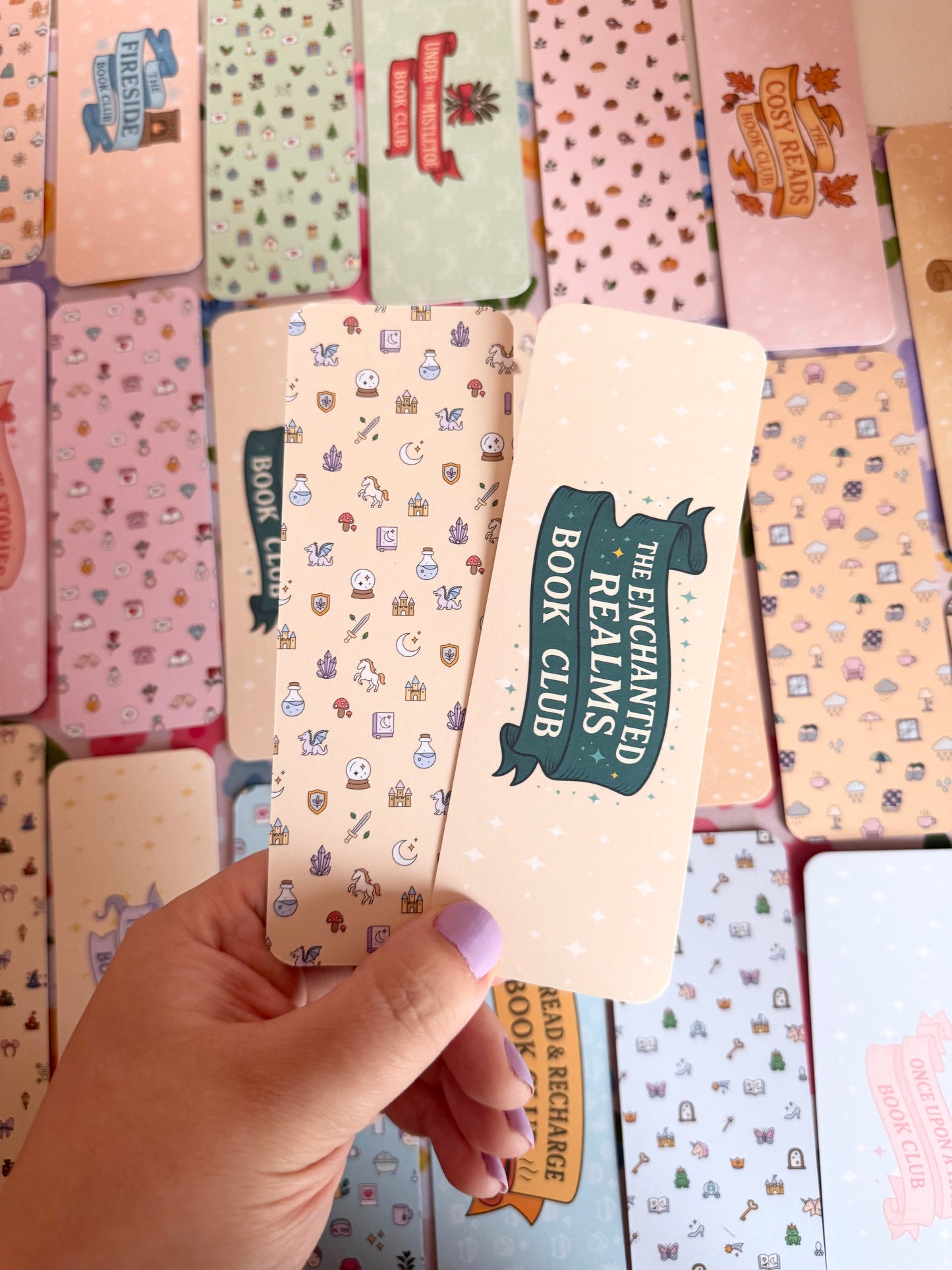 The Enchanted Realms Book Club Bookmark