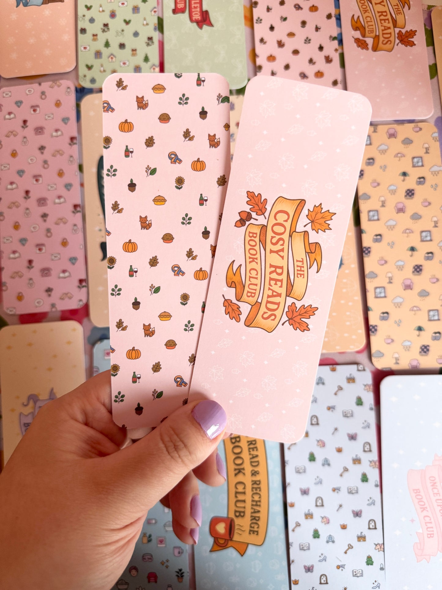The Cosy Reads Book Club Bookmark