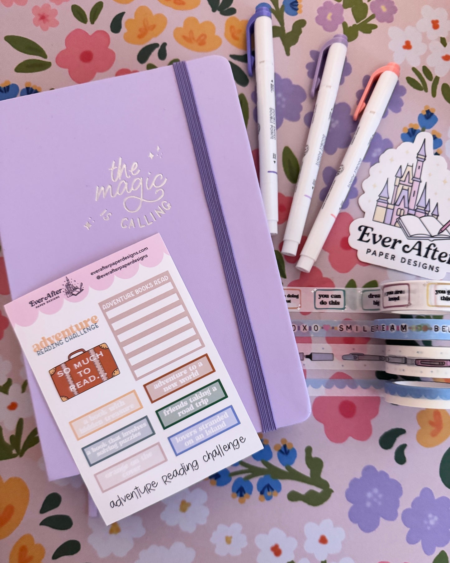 Adventure Reading Challenge Sticker Sheet
