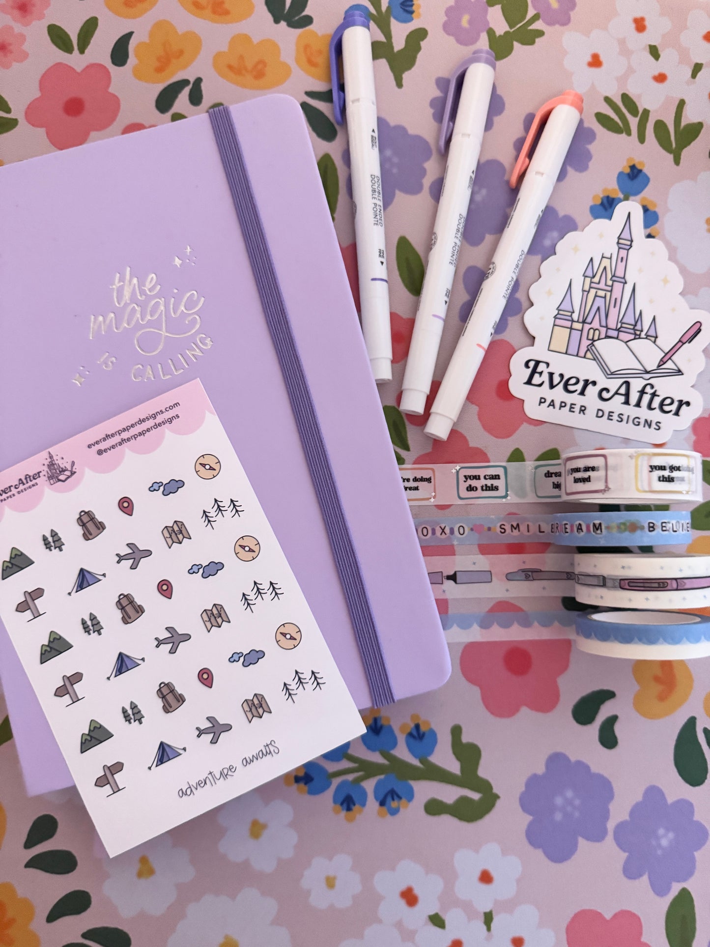 Adventure Awaits Sticker Sheet