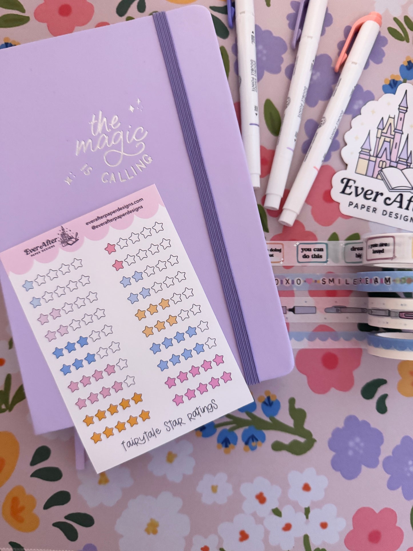 Fairytale Star Ratings Sticker Sheet