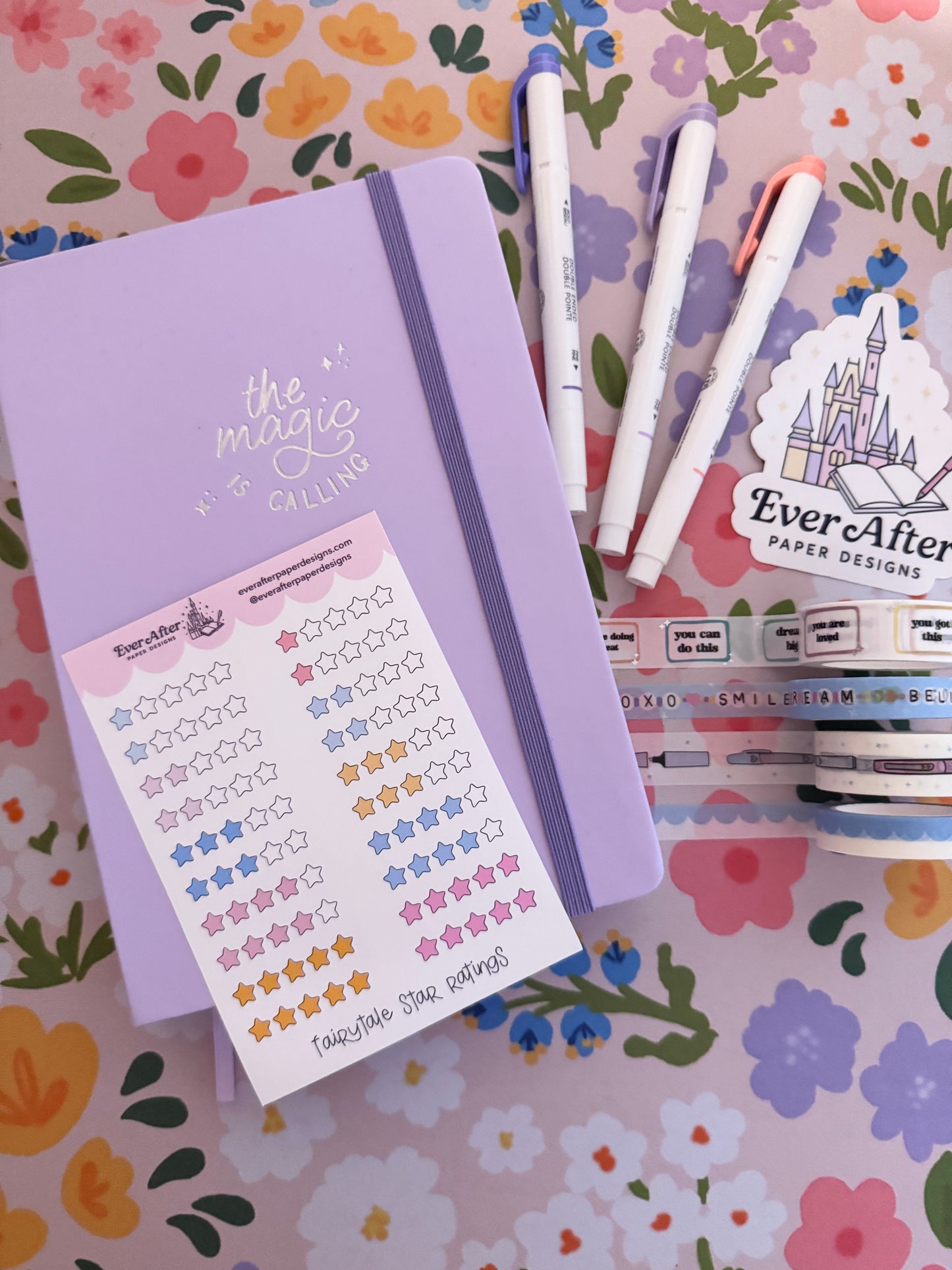 Fairytale Star Ratings Sticker Sheet