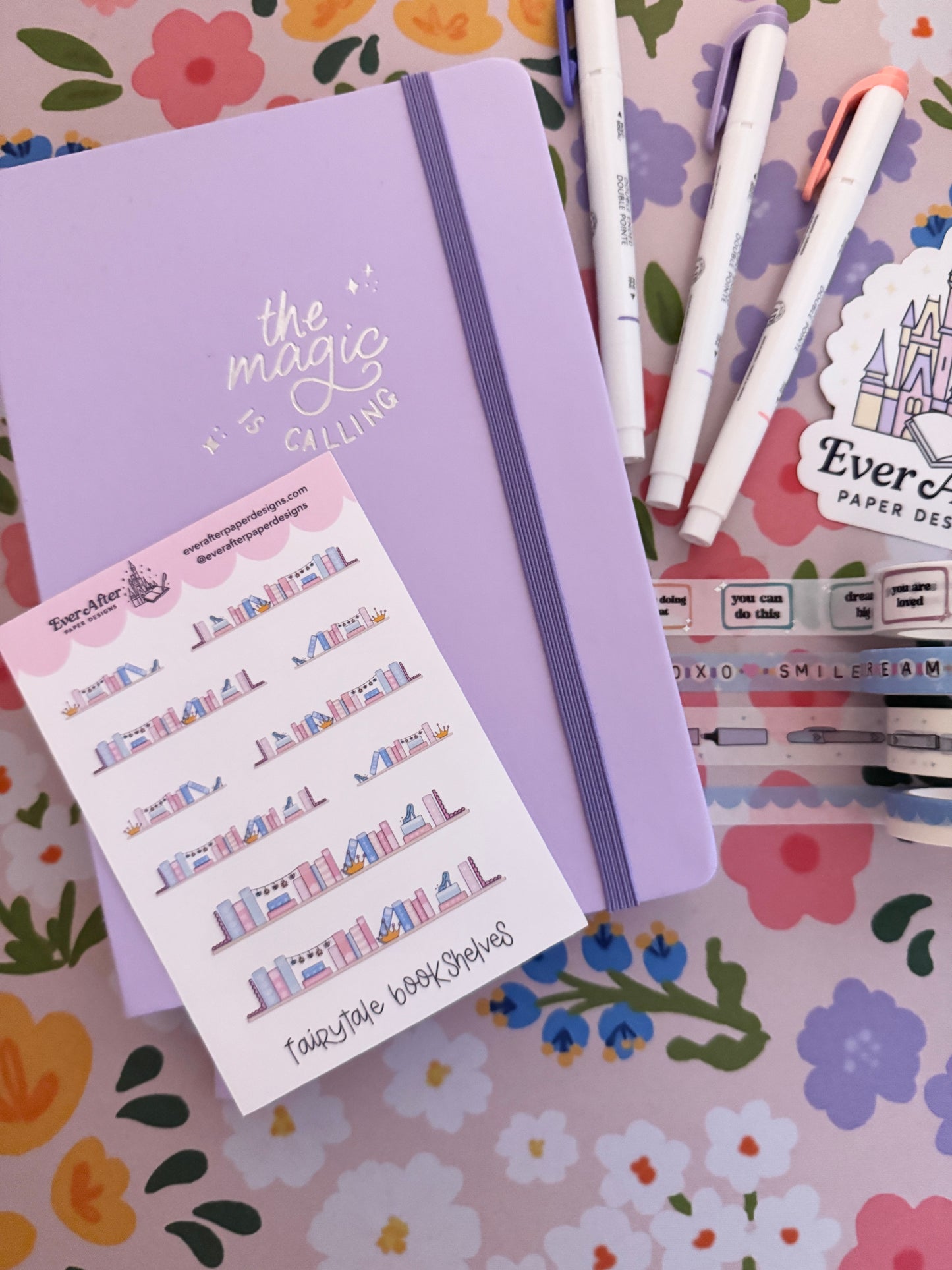 Fairytale Bookshelves Sticker Sheet