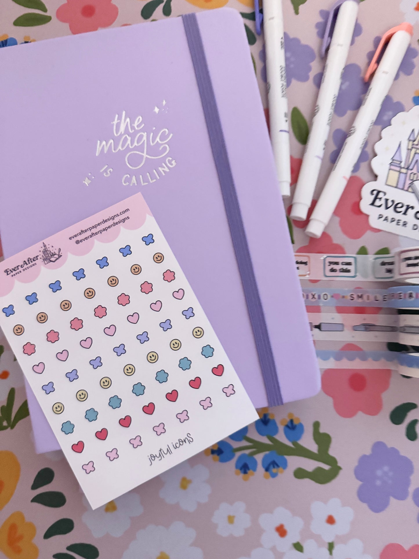 Joyful Icons Sticker Sheet