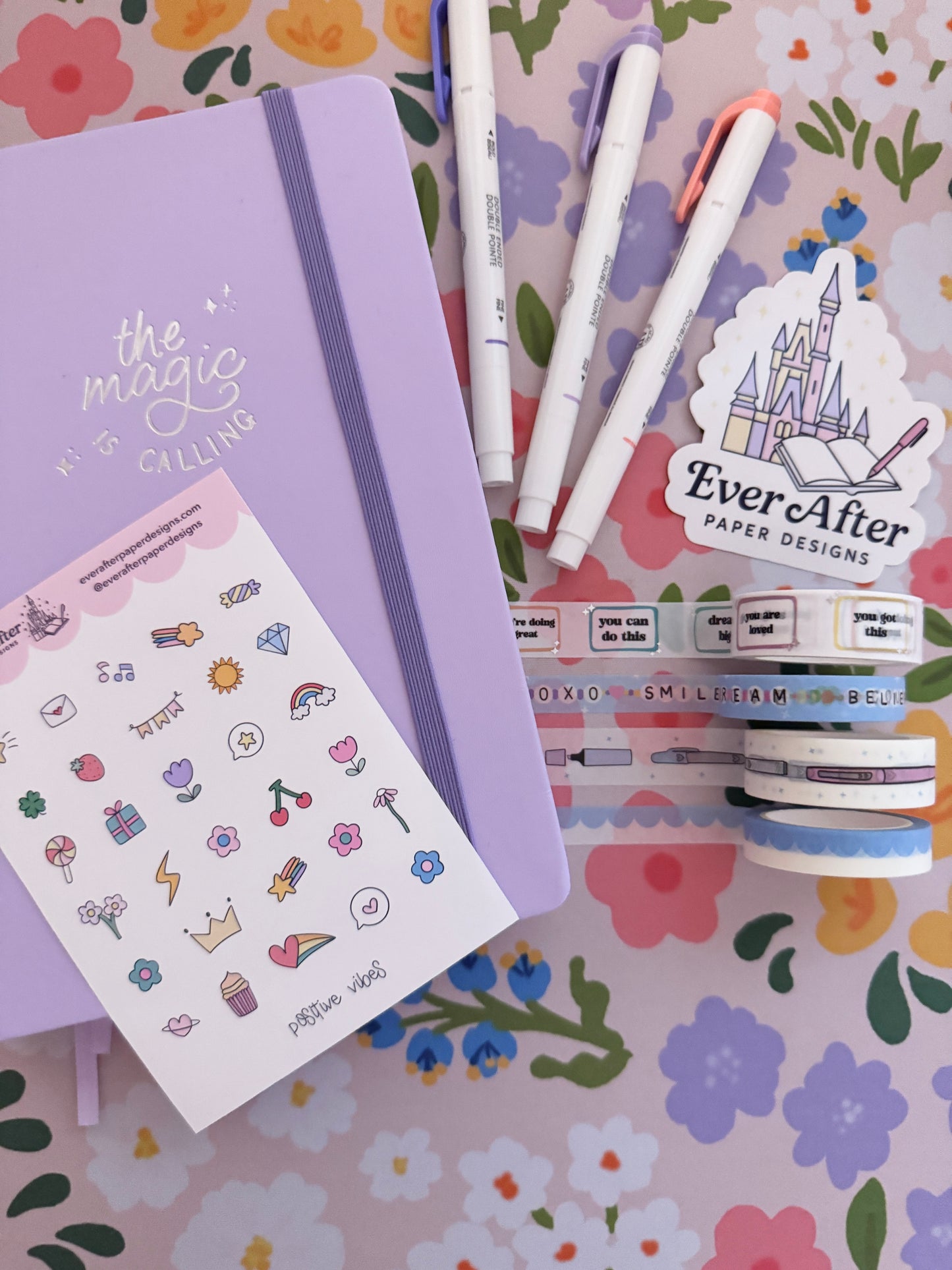 Positive Vibes Sticker Sheet
