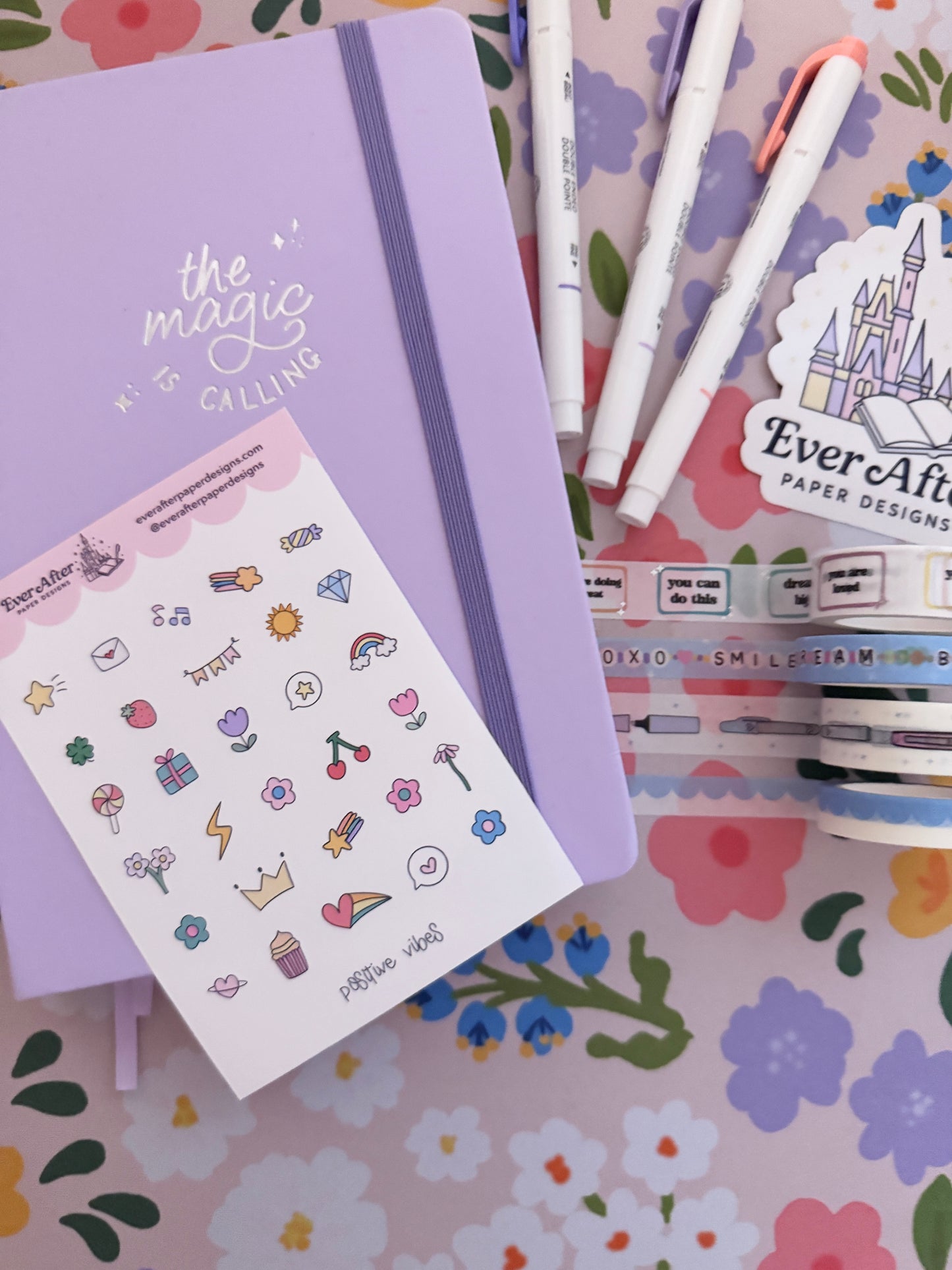 Positive Vibes Sticker Sheet