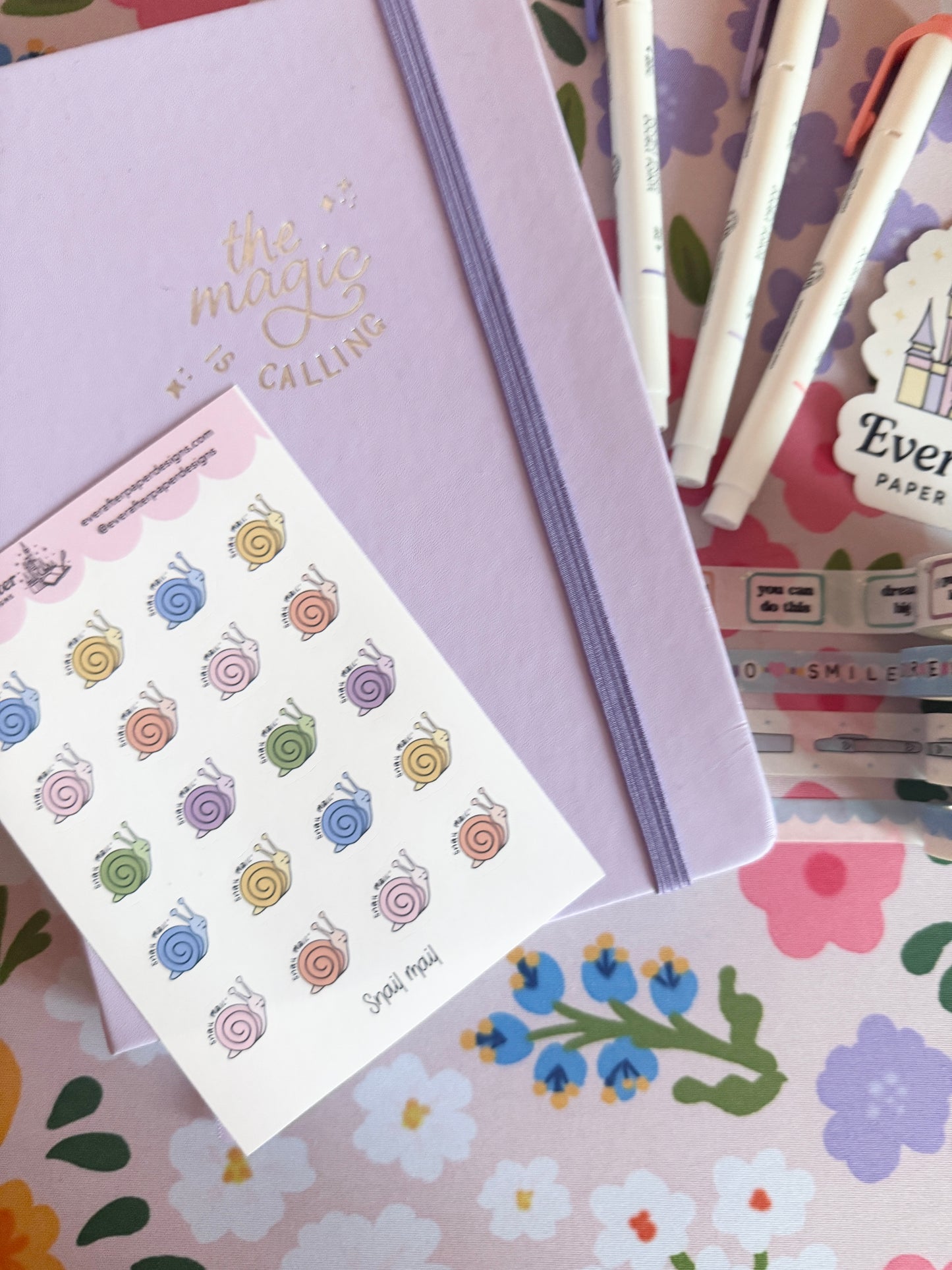 Snail Mail Sticker Sheet