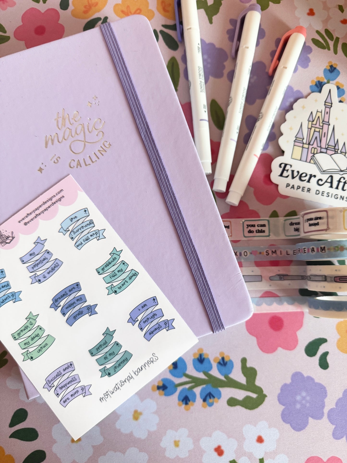 Motivational Banners Sticker Sheet