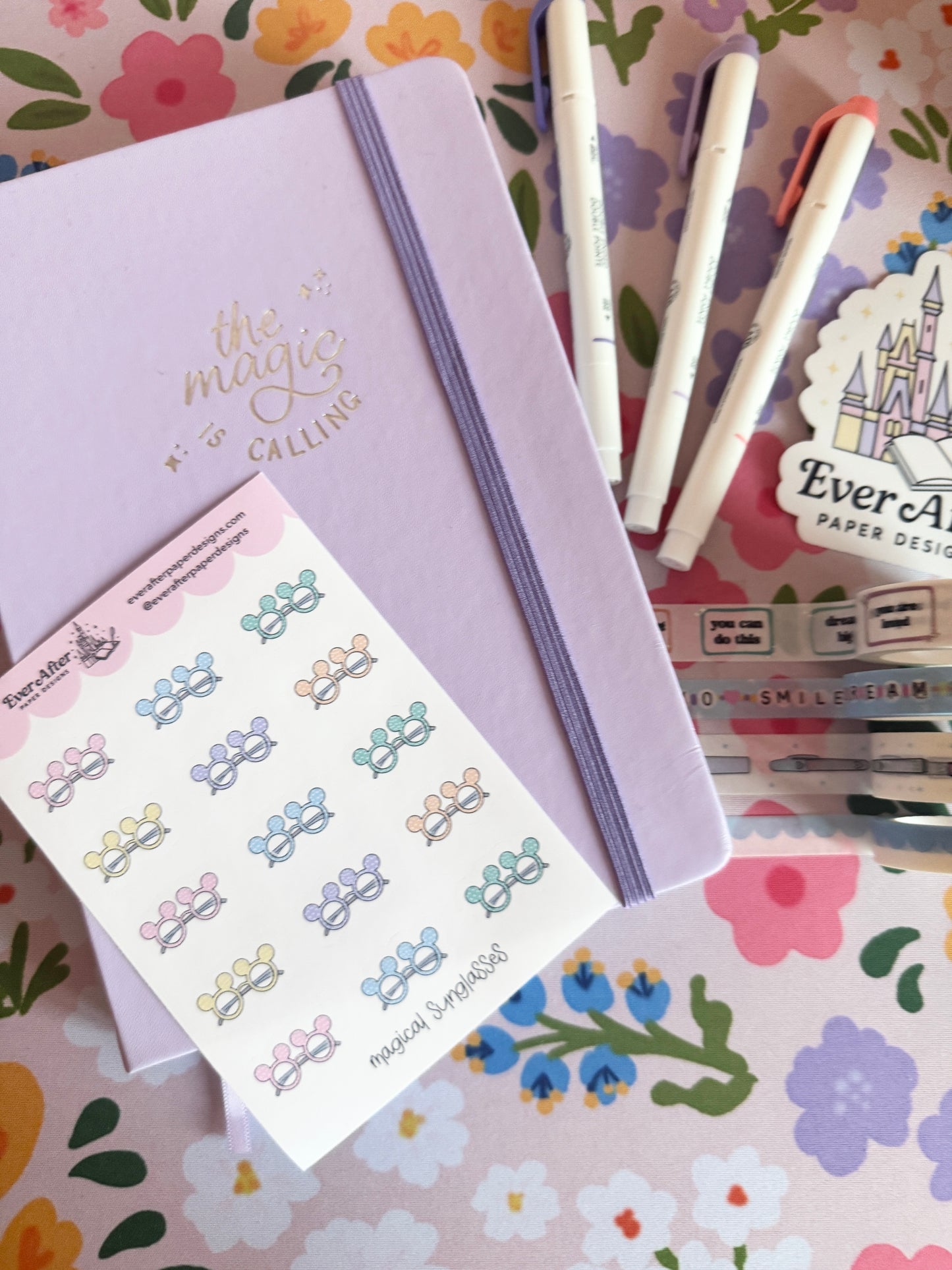 Magical Sunglasses Sticker Sheet