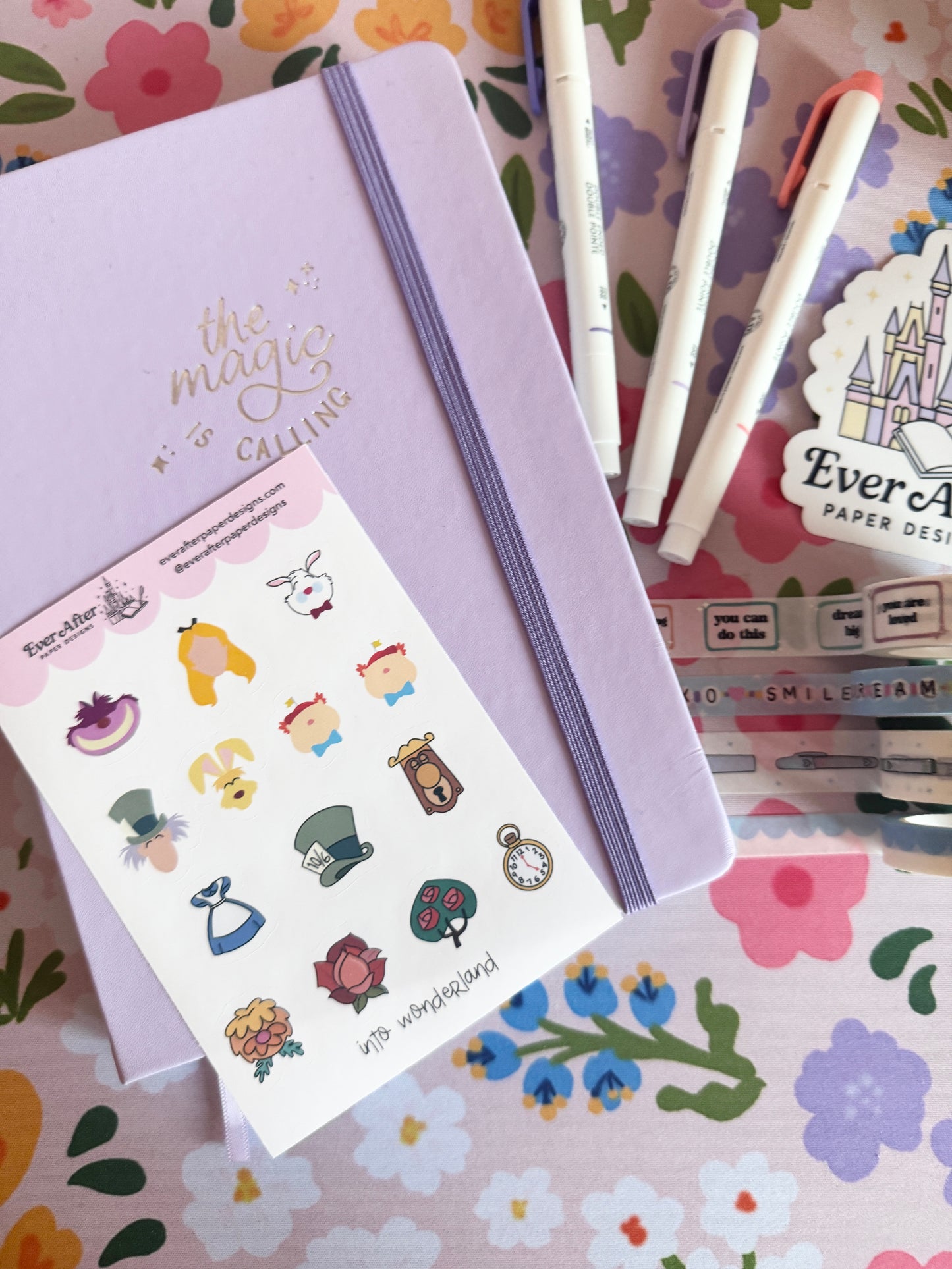 Into Wonderland Sticker Sheet