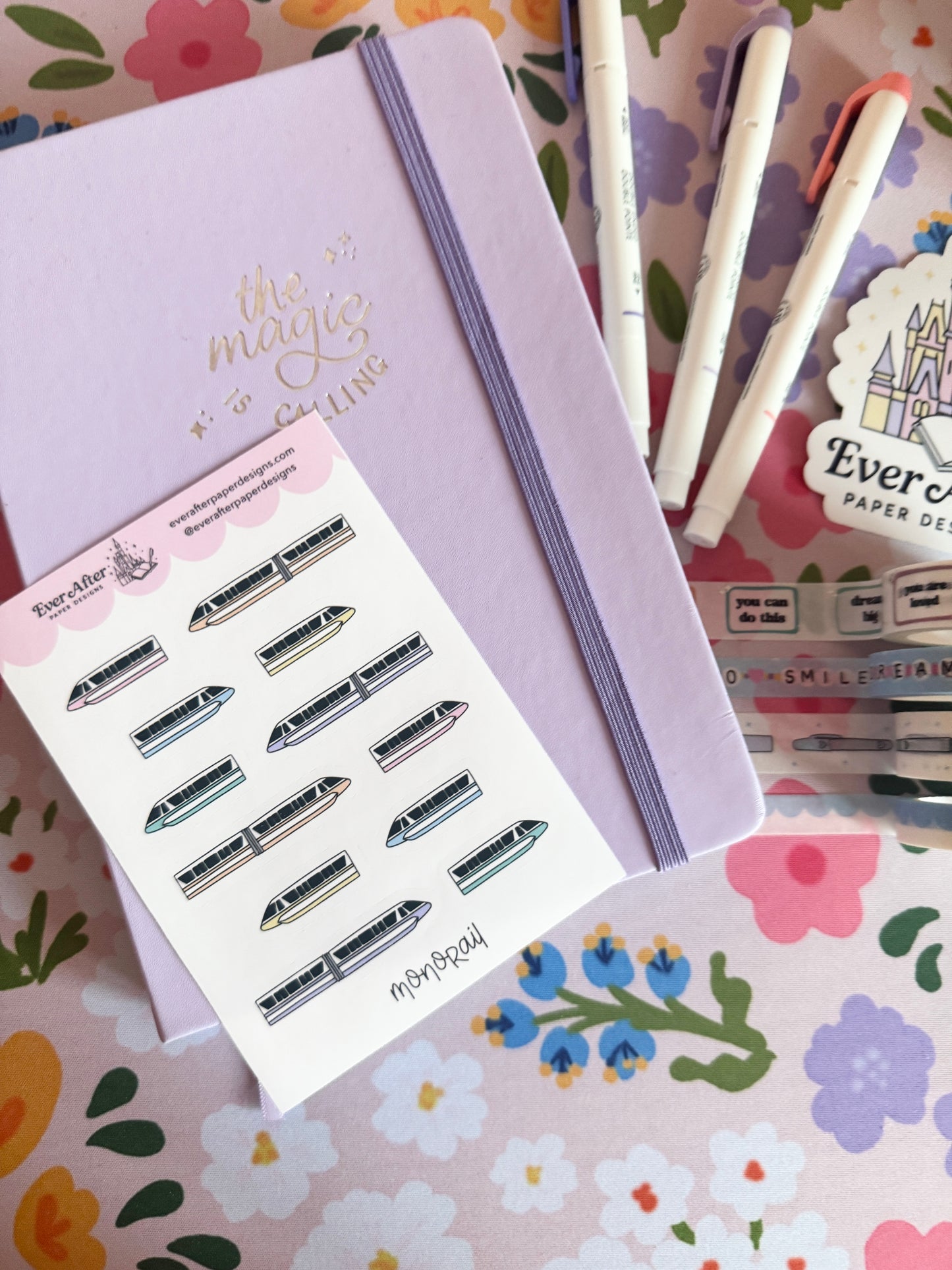 Monorail Sticker Sheet