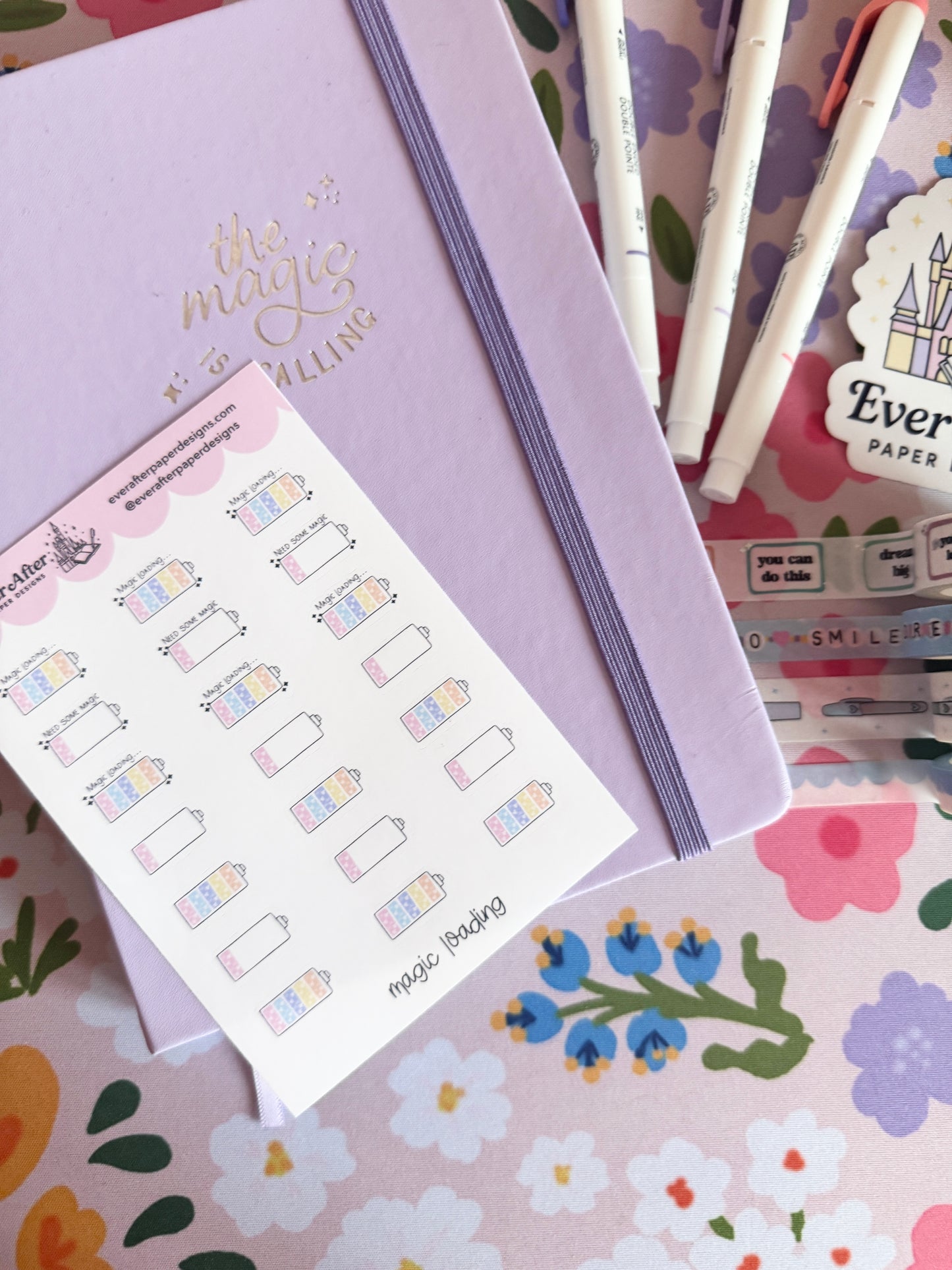 Magic Loading Sticker Sheet