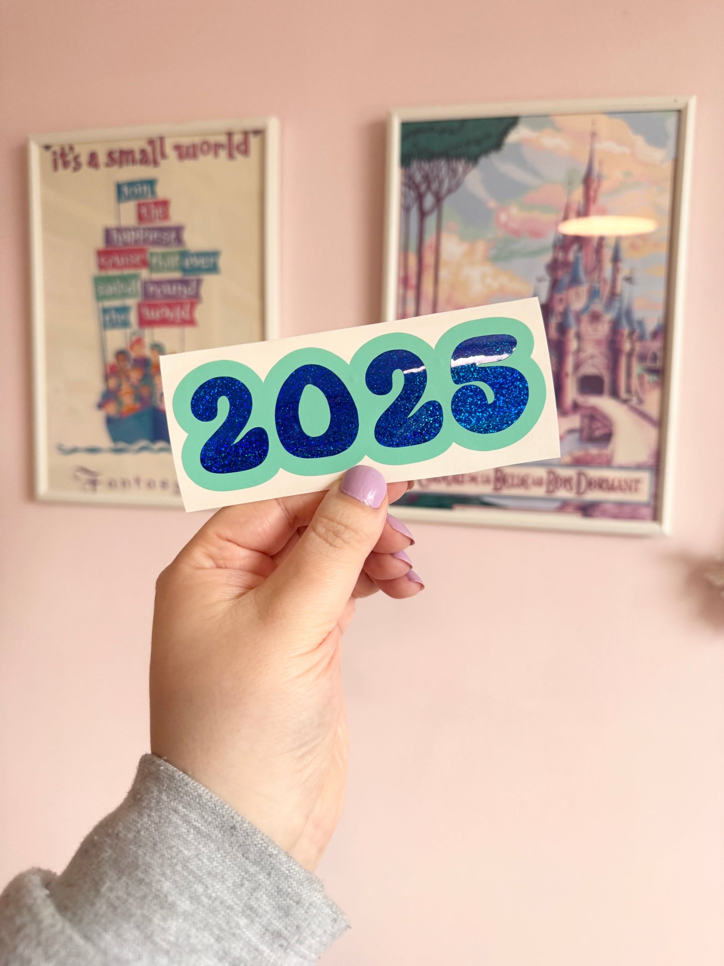 2025 Green & Blue Glitter Vinyl