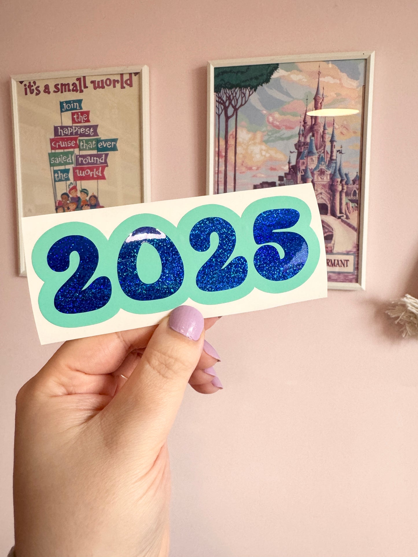 2025 Green & Blue Glitter Vinyl