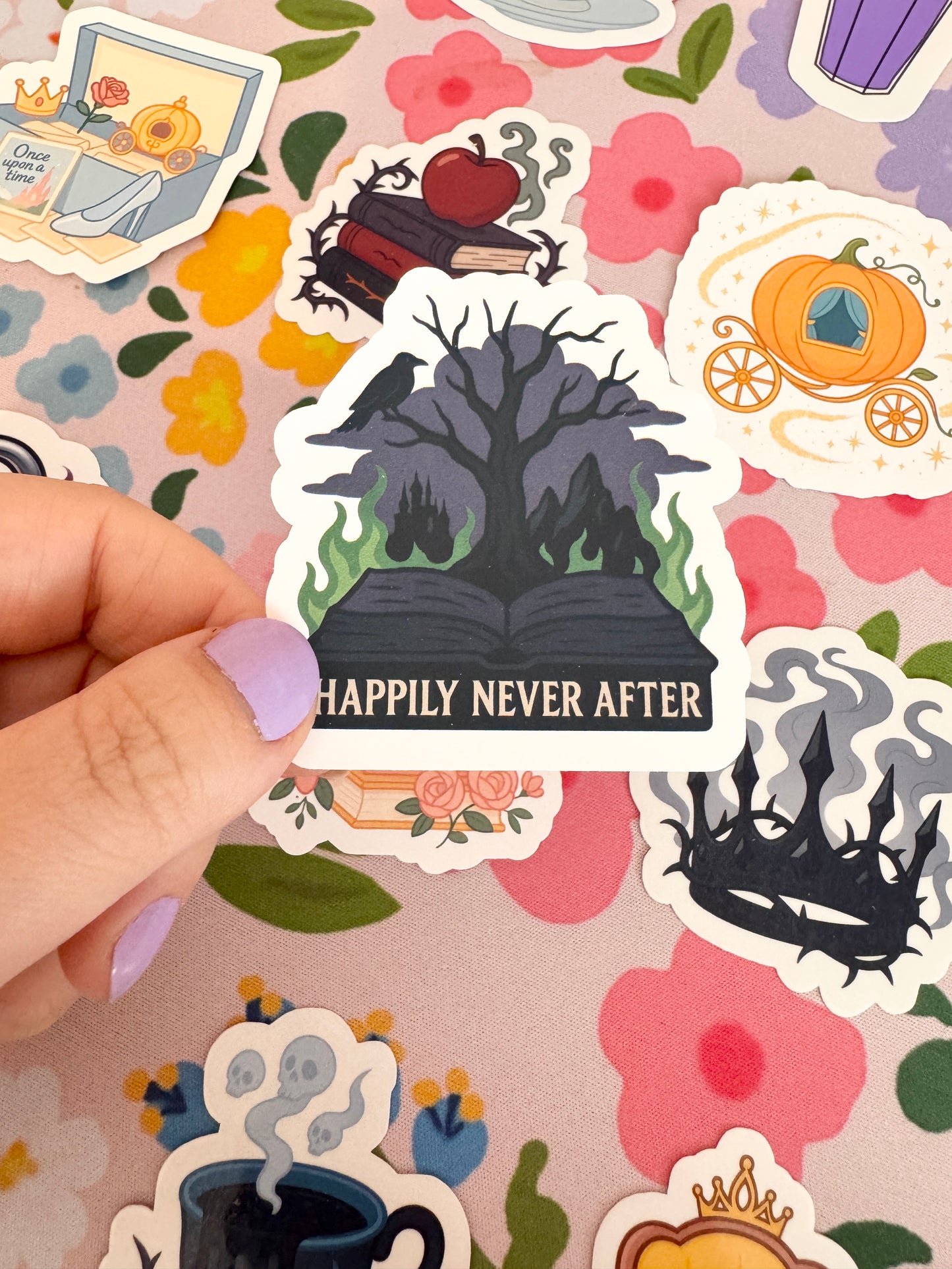 Villains Happily Never After Clear Sticker