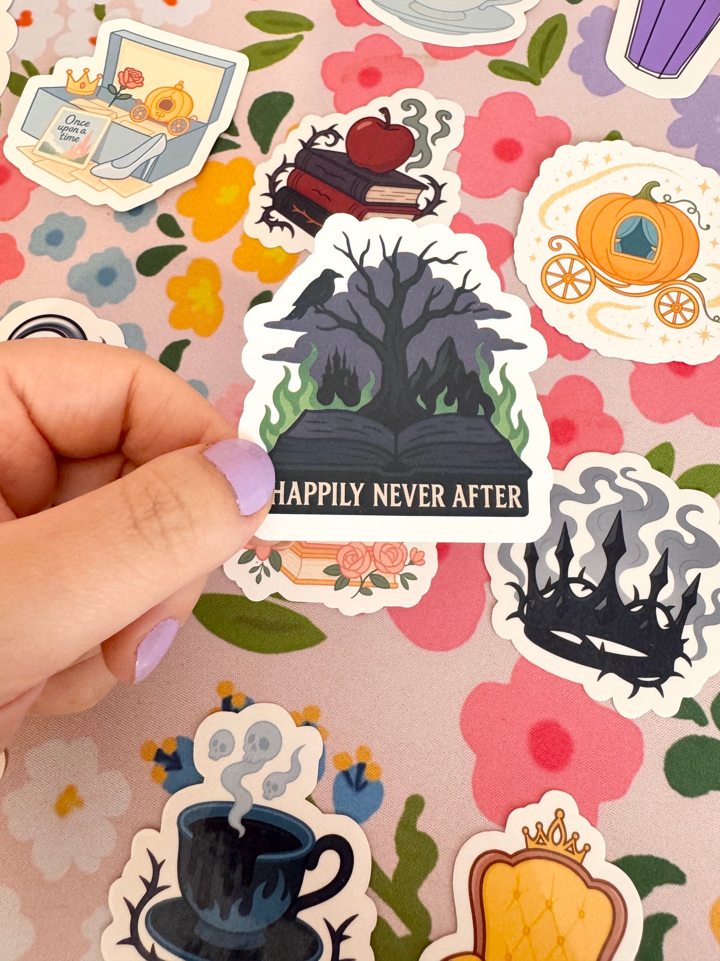 Villains Happily Never After Clear Sticker
