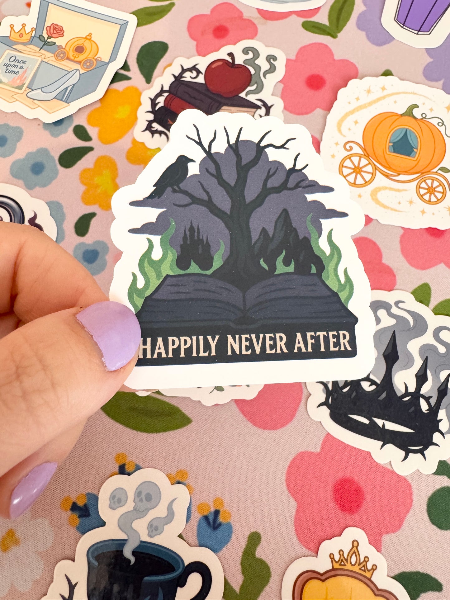 Villains Happily Never After Clear Sticker