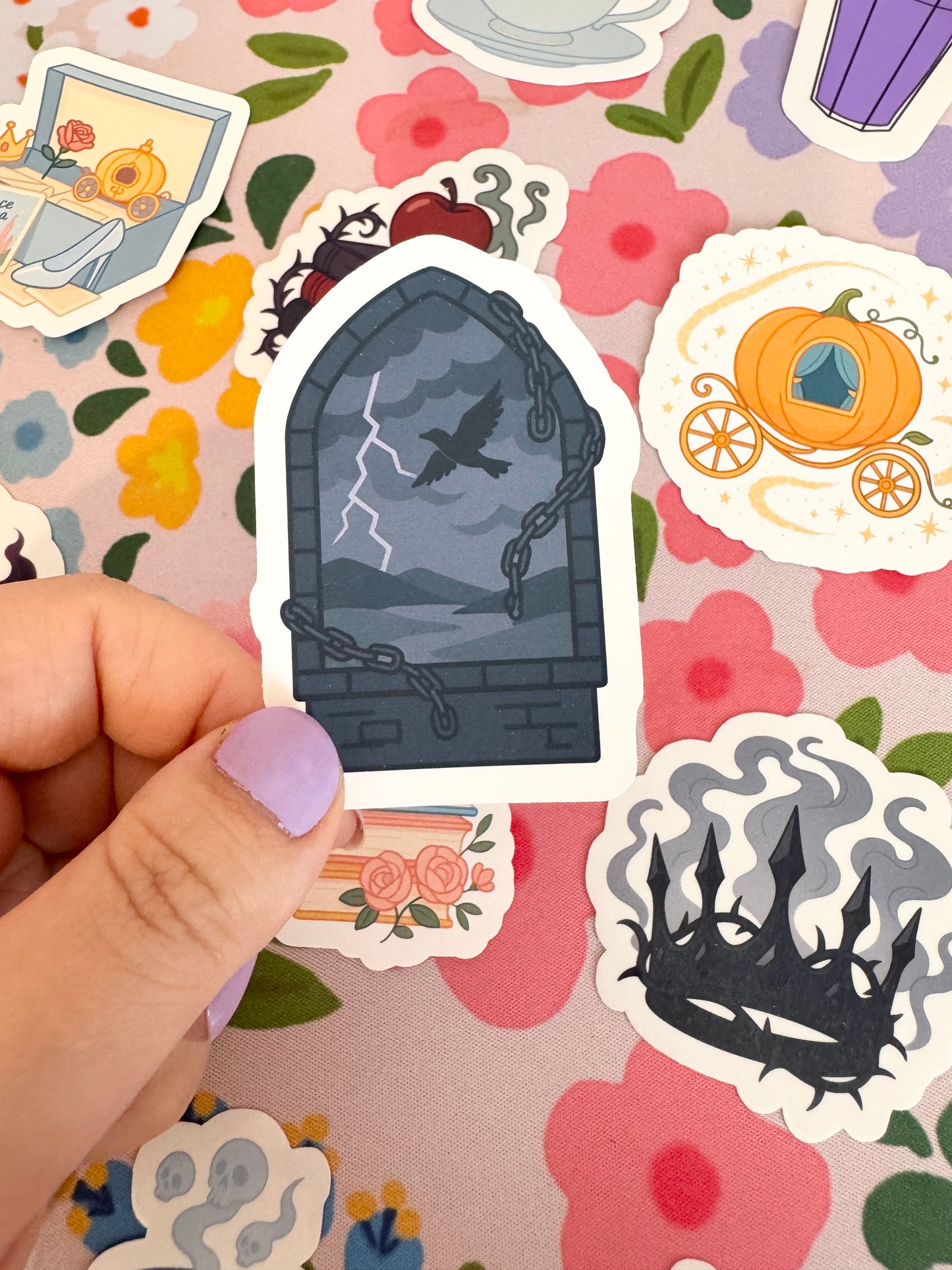 Villains Window Clear Sticker
