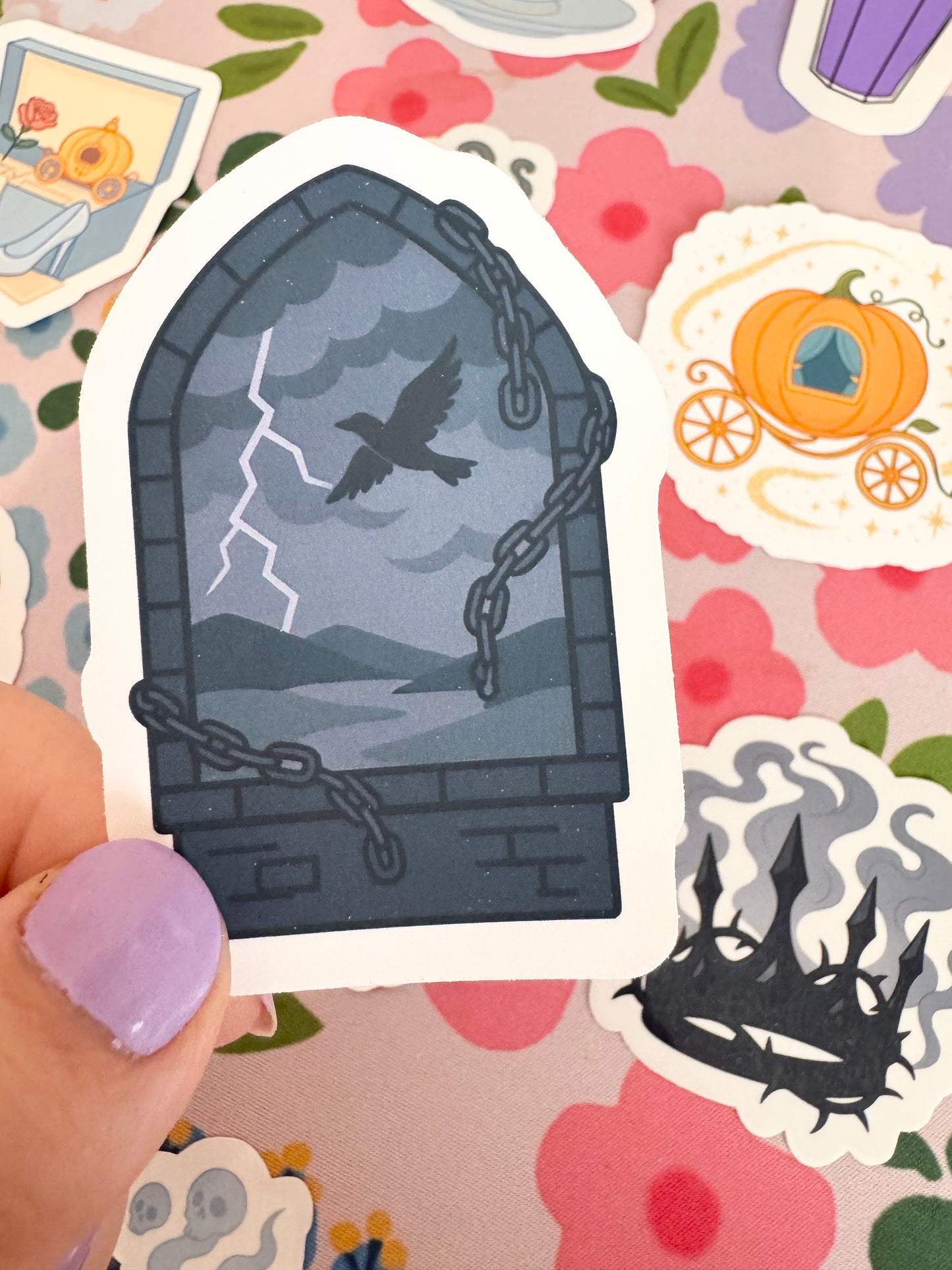 Villains Window Clear Sticker