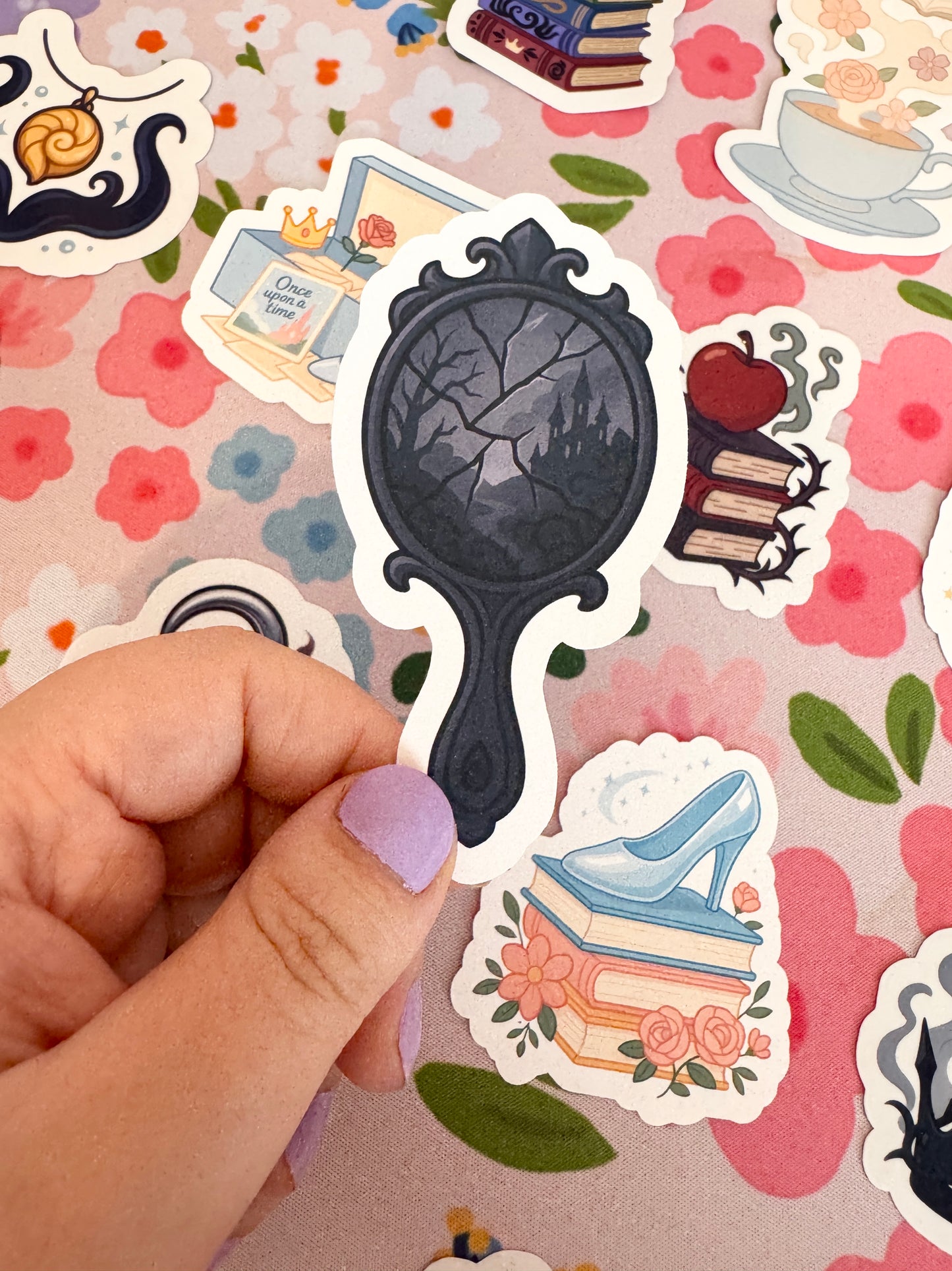 Villains Broken Mirror Clear Sticker