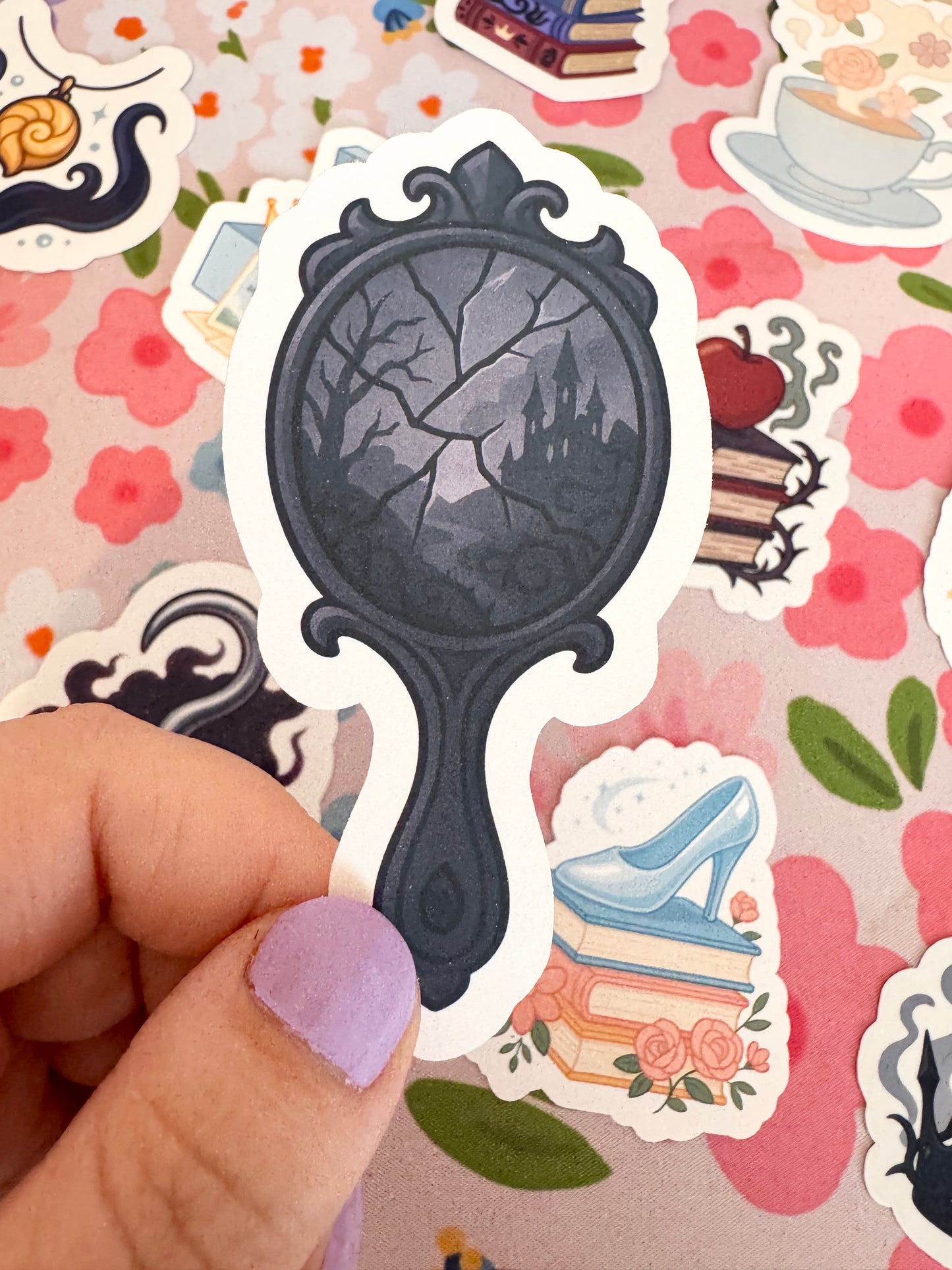 Villains Broken Mirror Clear Sticker