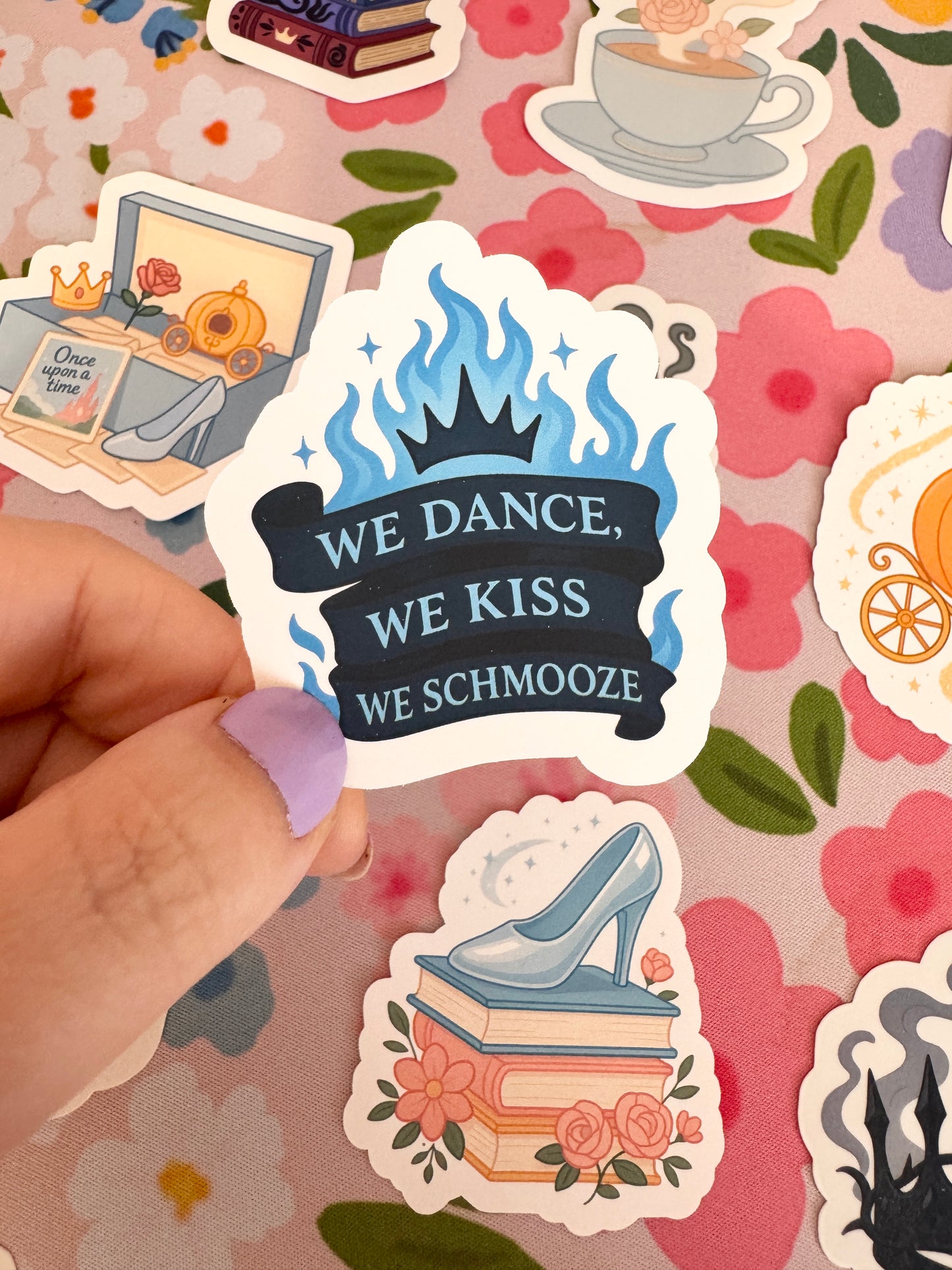 Villains We Dance Clear Sticker